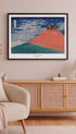 Red Fuji by Hokusai Mockup