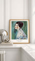 Portrait of a Lady - Gustav Klimt Art Print Mockup