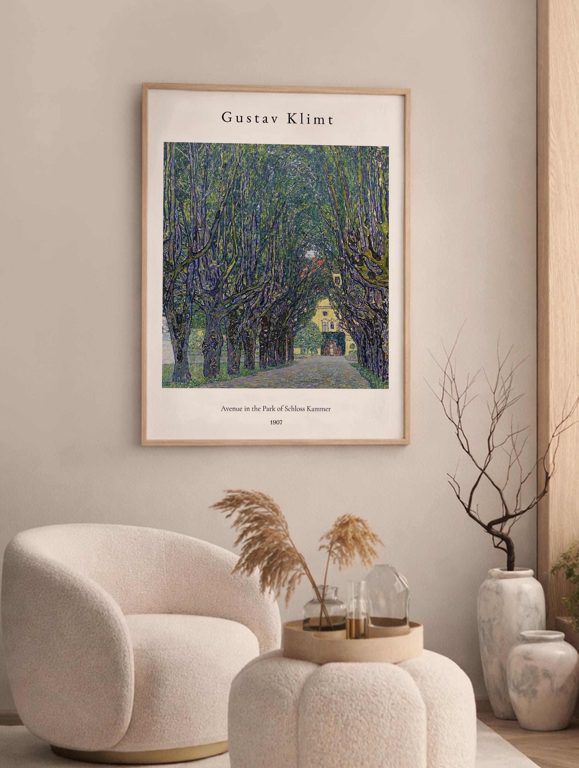 Avenue in the Park of Schloss Kammer - Gustav Klimt