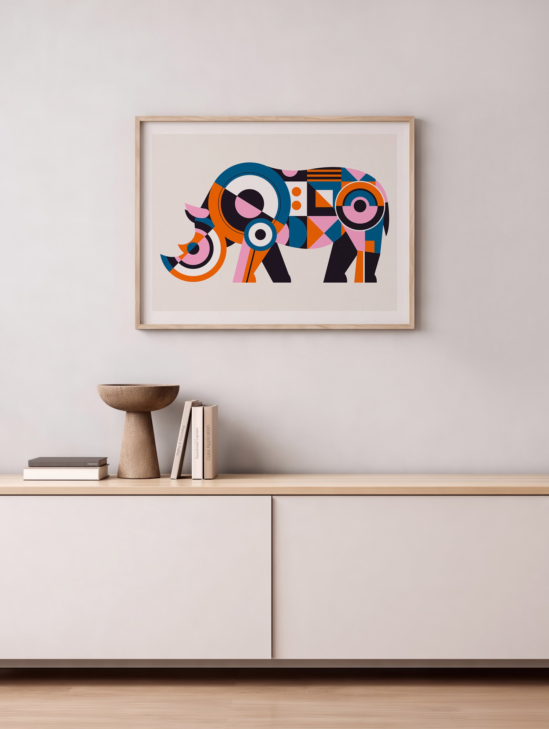 Santorini-plakat Arkitekturplakat