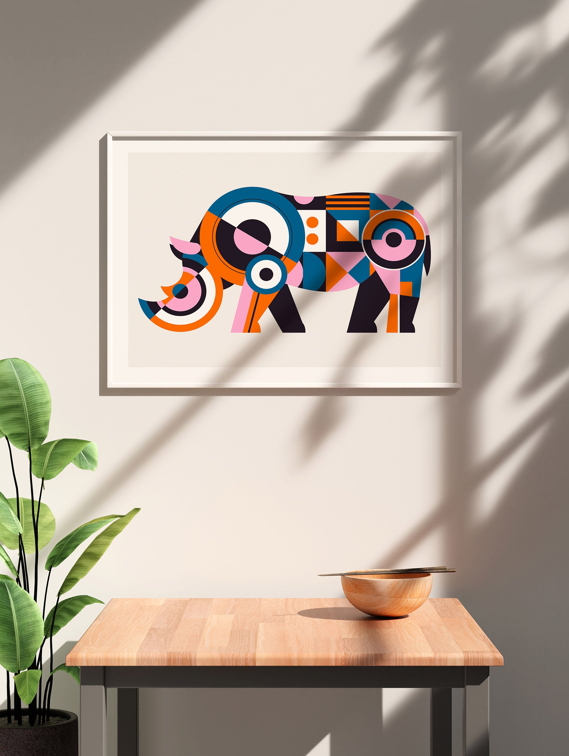 Santorini-plakat Arkitekturplakat