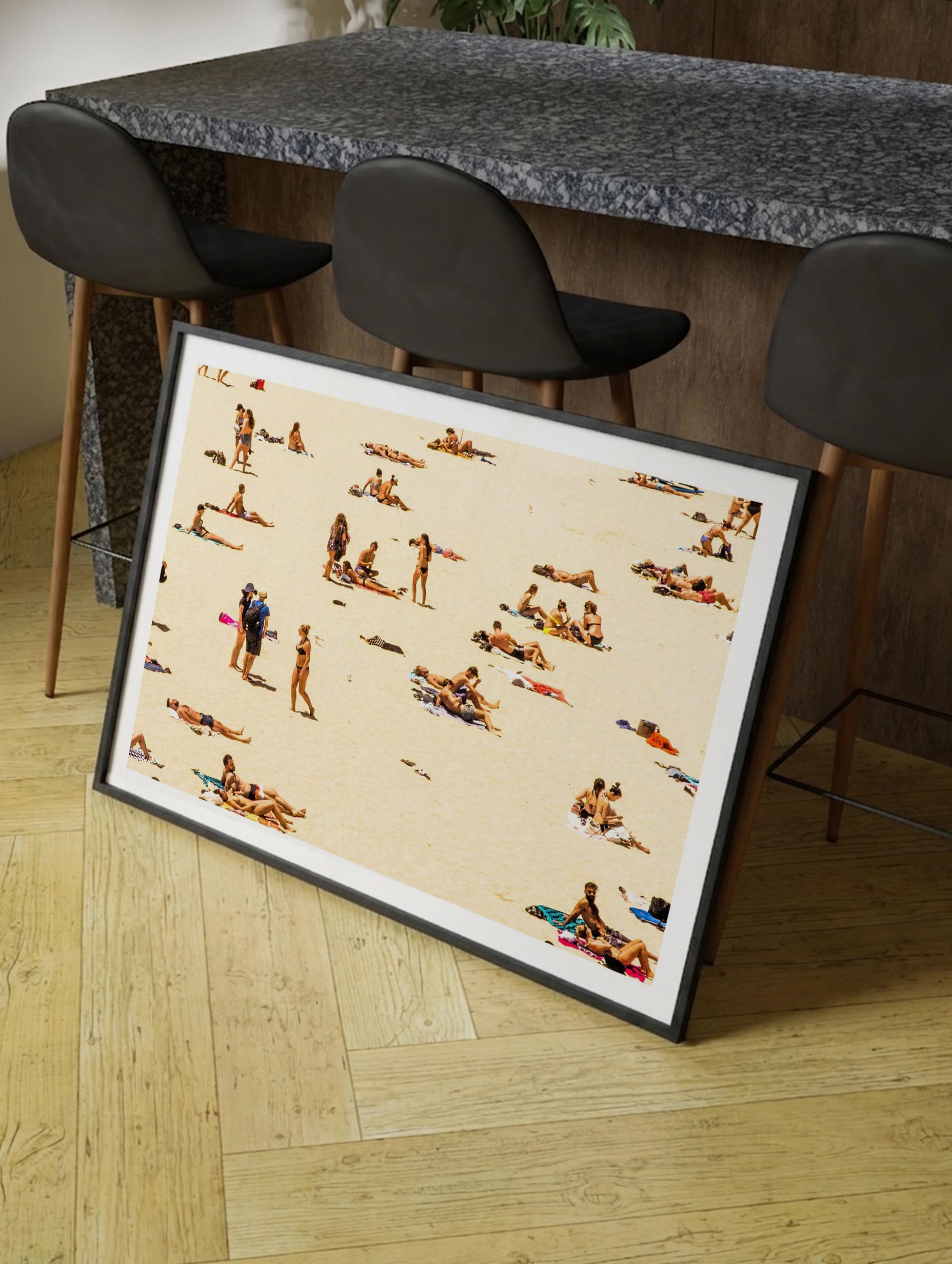 Santorini-plakat Arkitekturplakat