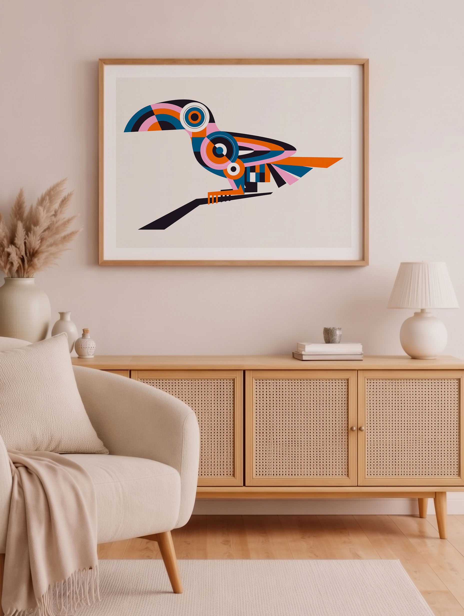 Santorini-plakat Arkitekturplakat