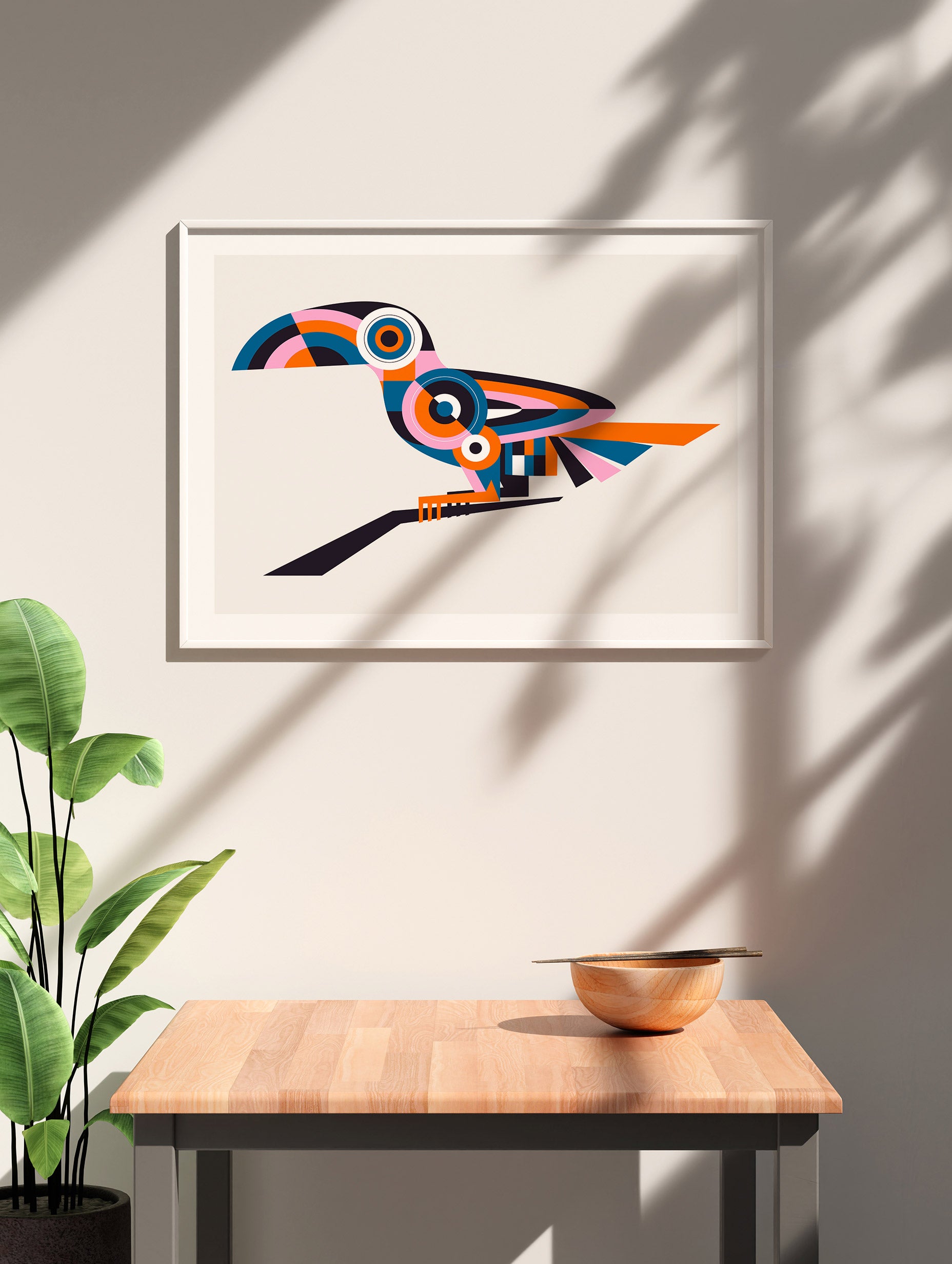 Santorini-plakat Arkitekturplakat