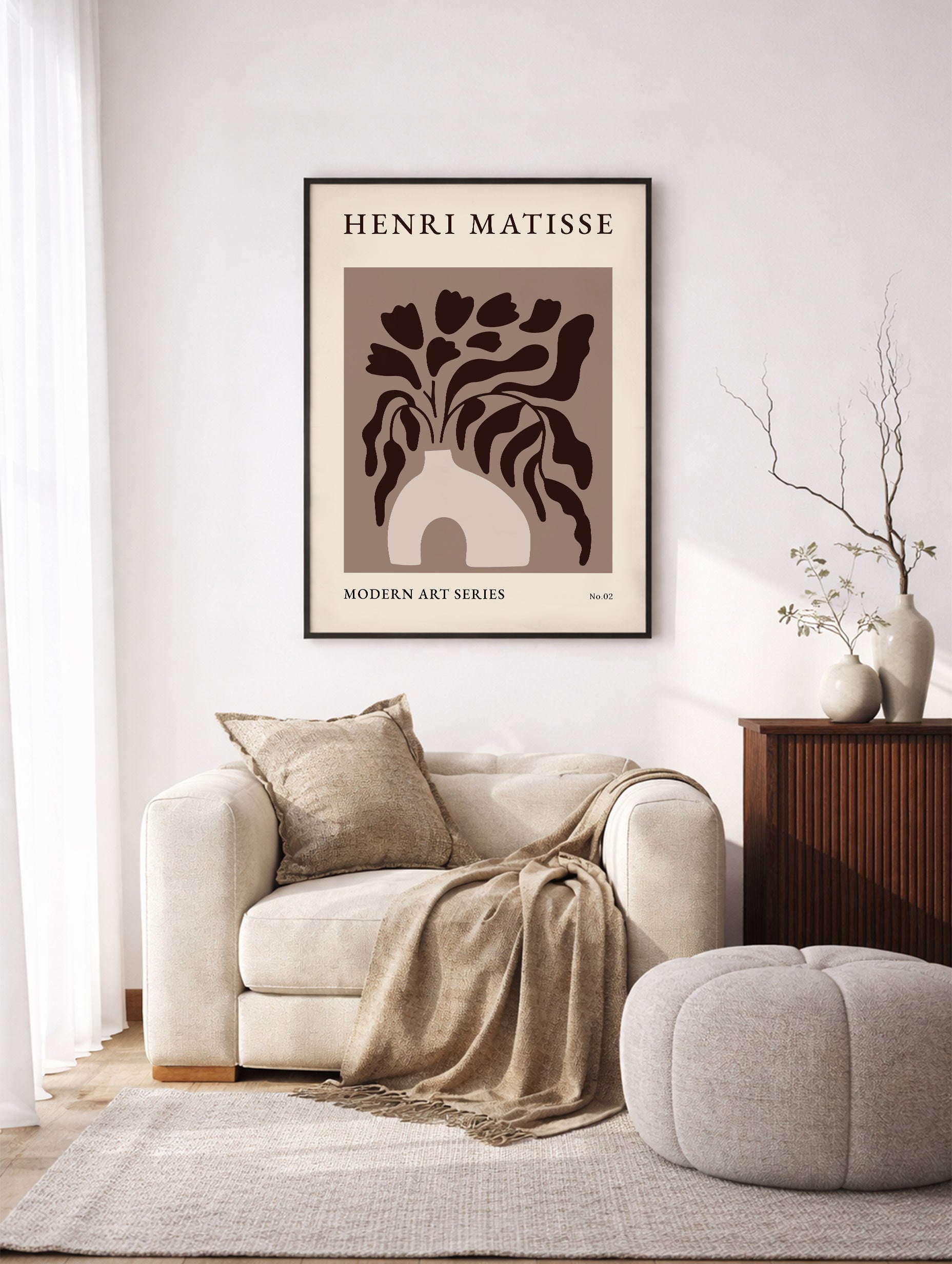 Santorini-plakat Arkitekturplakat