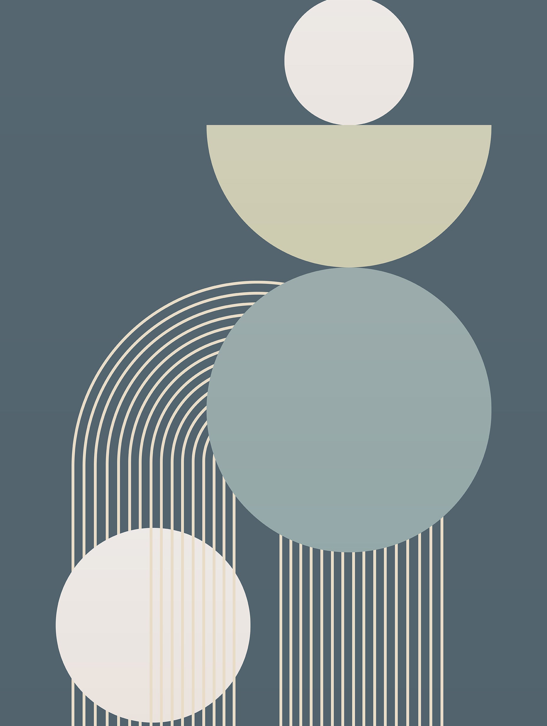 Santorini-plakat Arkitekturplakat