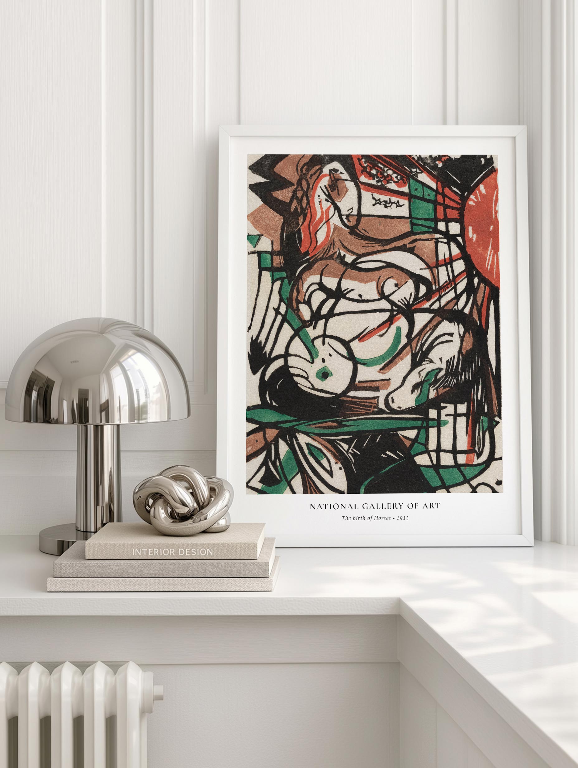 Santorini-plakat Arkitekturplakat