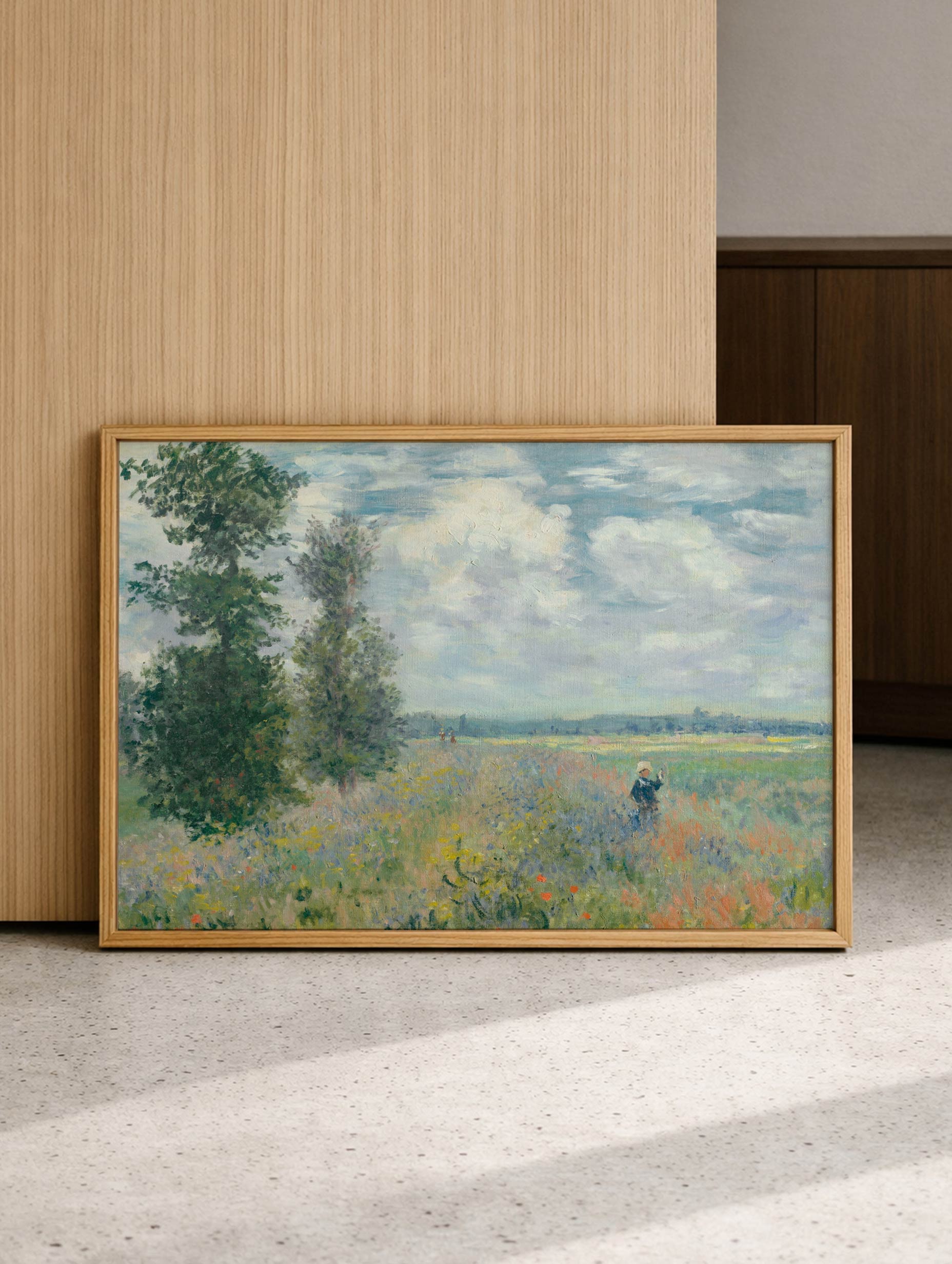 Poppy Fields near Argenteuil No. 2 - Claude Monet