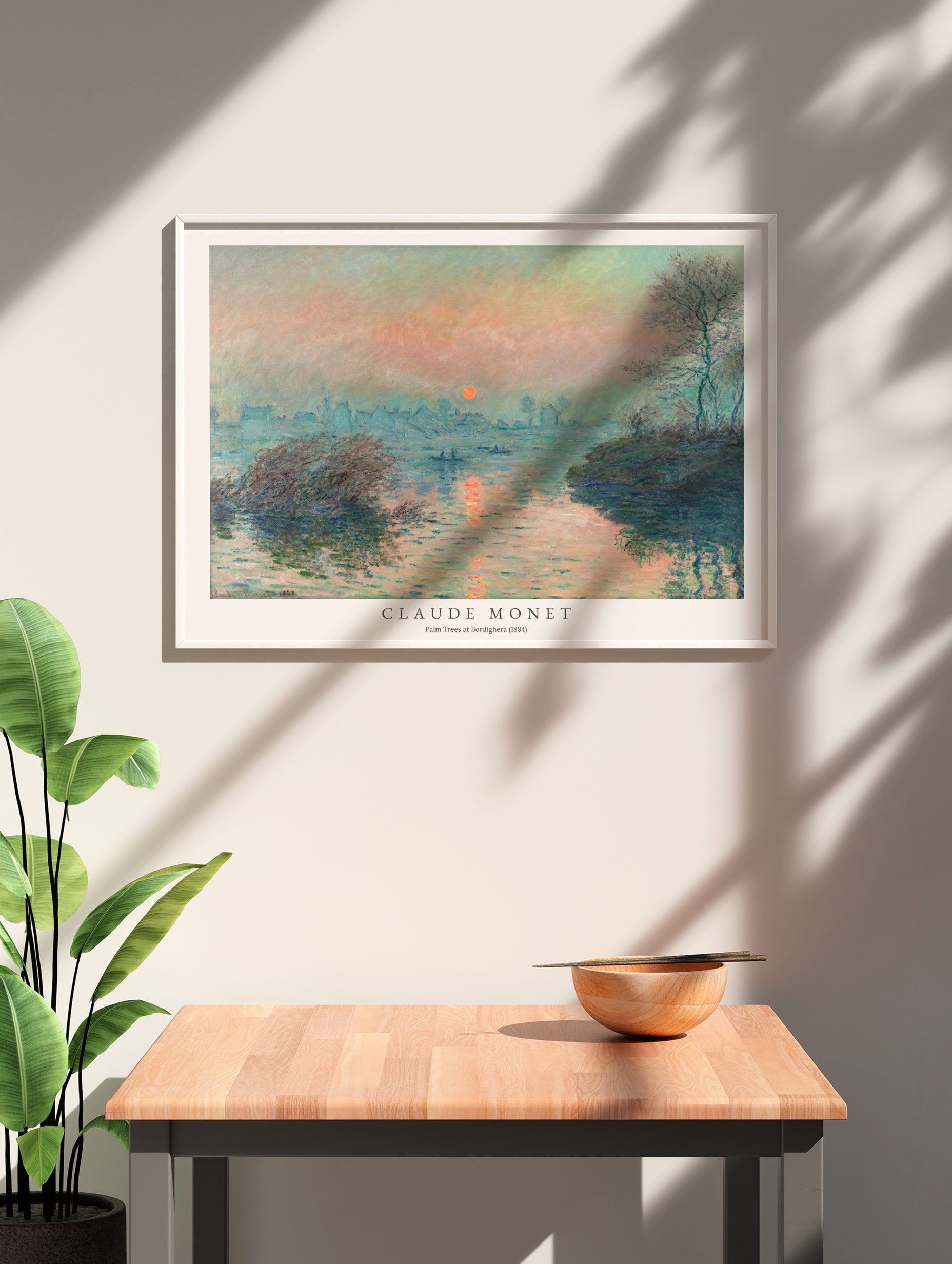 Sunset on the Seine at Lavacourt No. 2 - Claude Monet