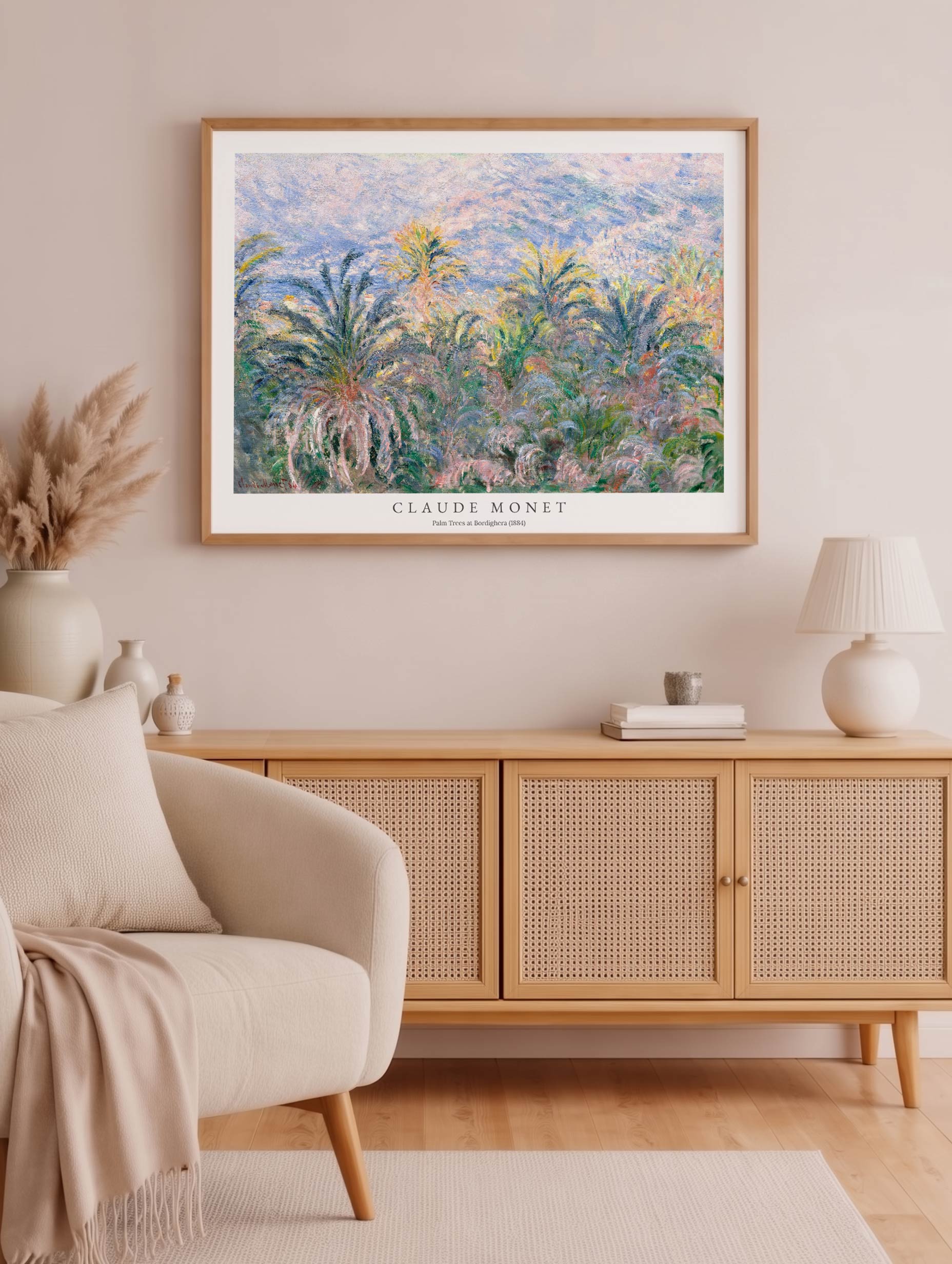 Palm Trees at Bordighera - Claude Monet