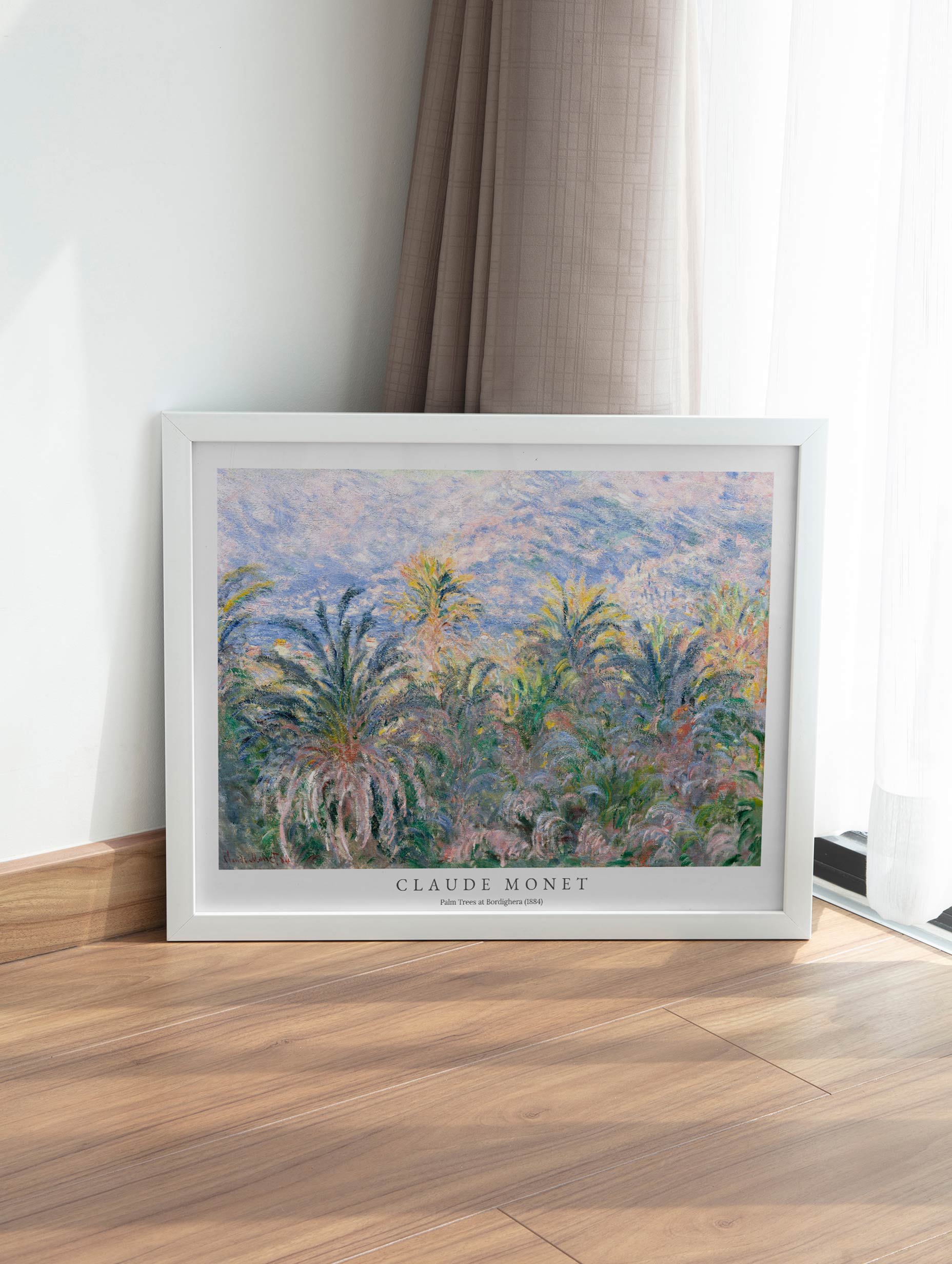 Palm Trees at Bordighera - Claude Monet