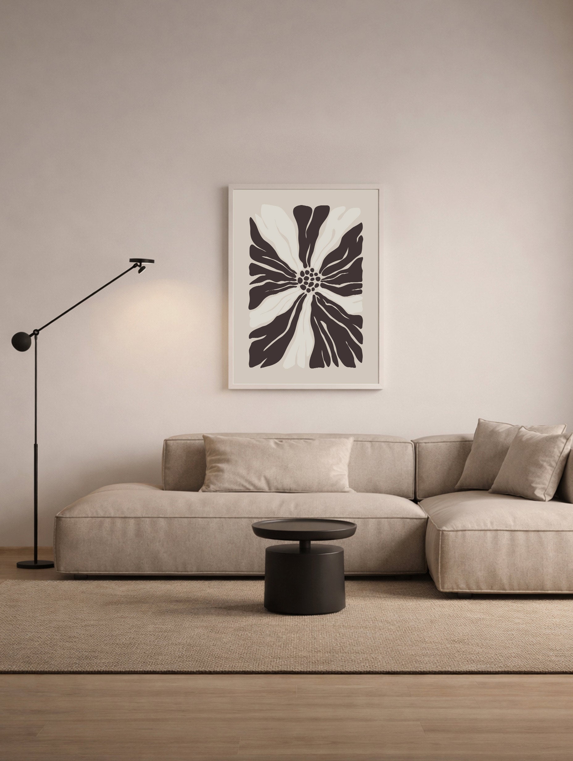 Abstract Flower Poster