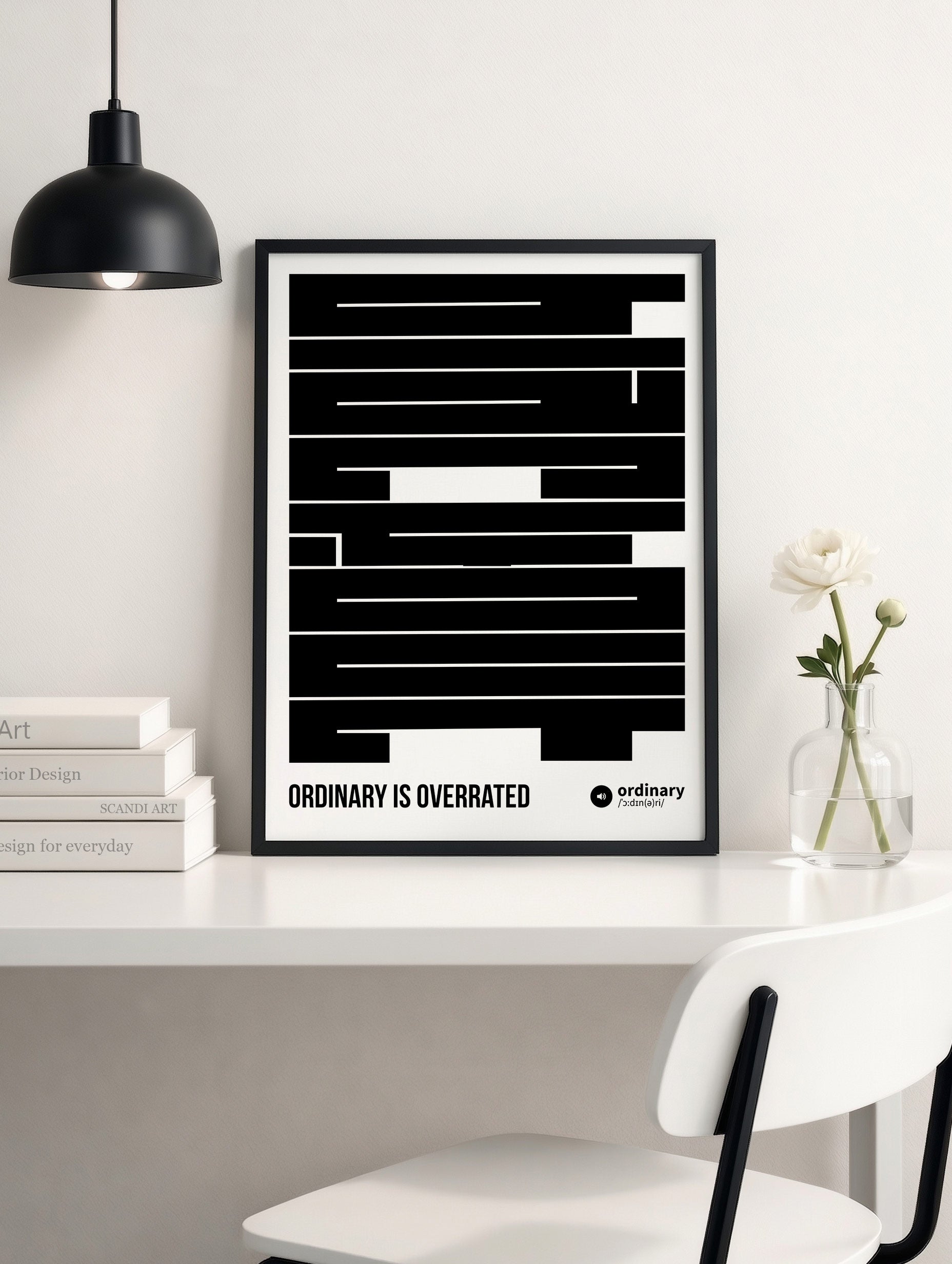 Santorini-plakat Arkitekturplakat