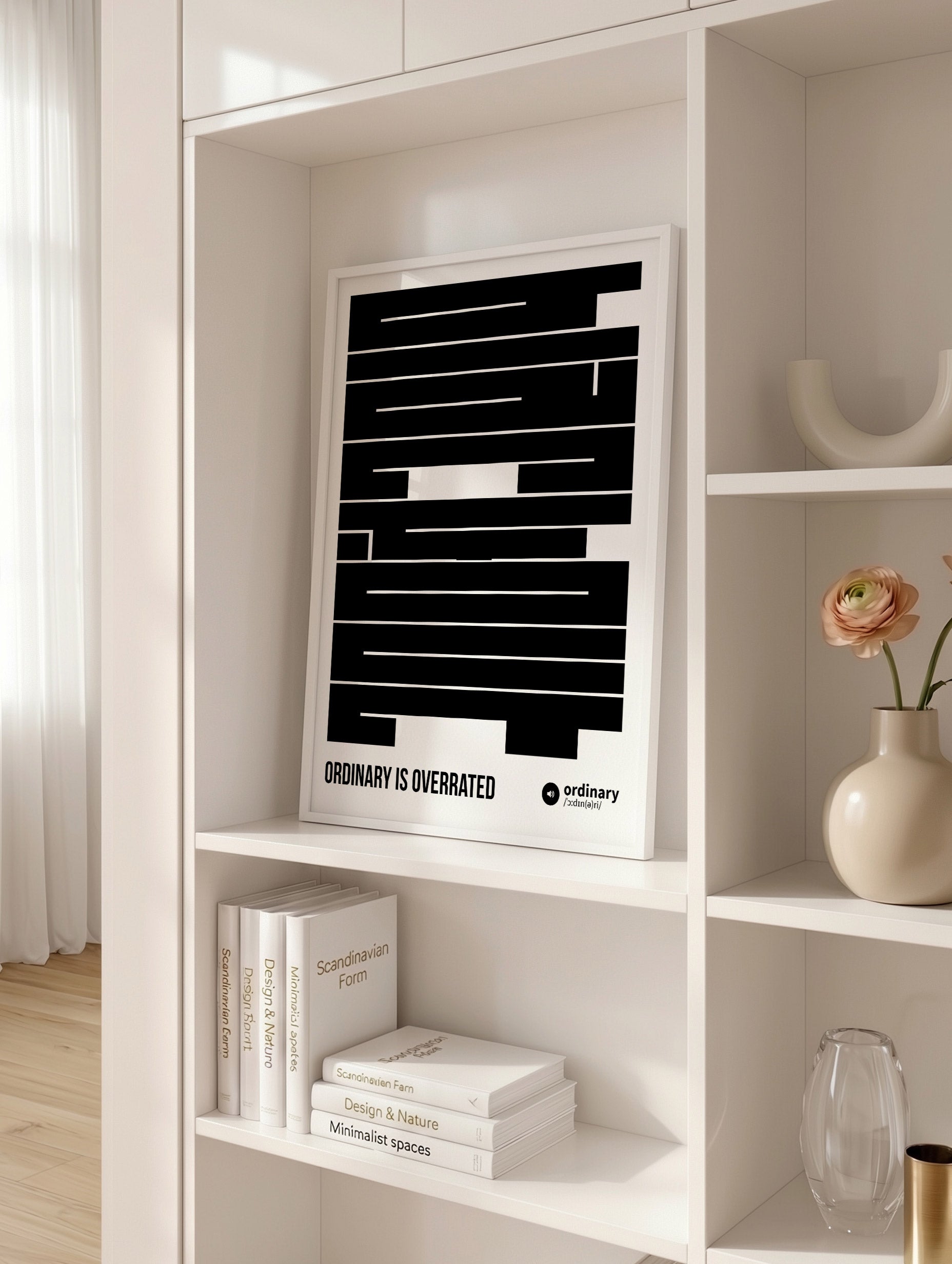Santorini-plakat Arkitekturplakat