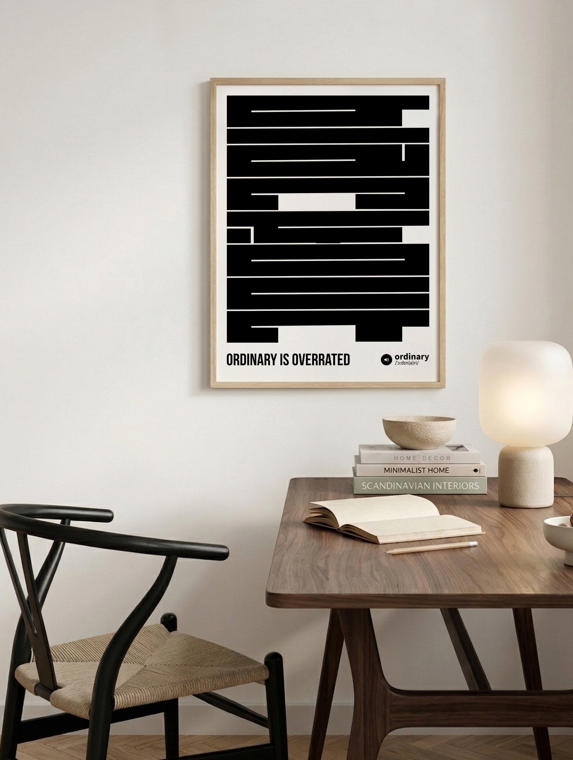 Santorini-plakat Arkitekturplakat