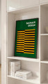 Bauhaus Stripe Rhythm Poster Mockup