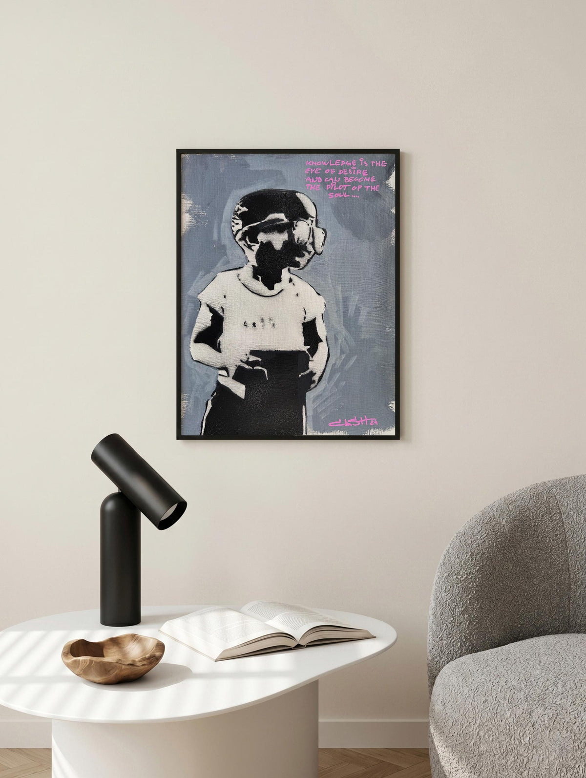 Santorini-plakat Arkitekturplakat