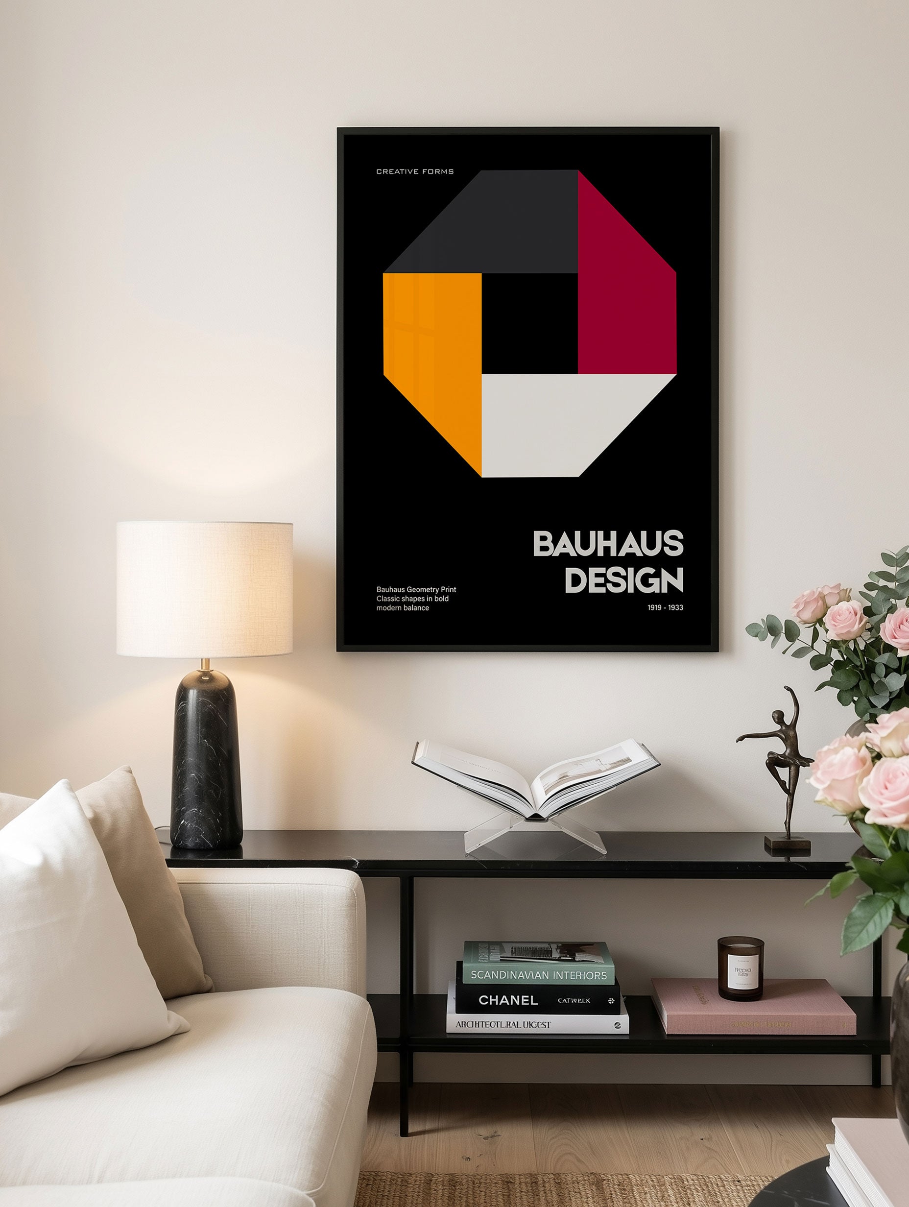 Bauhaus Block Form Poster