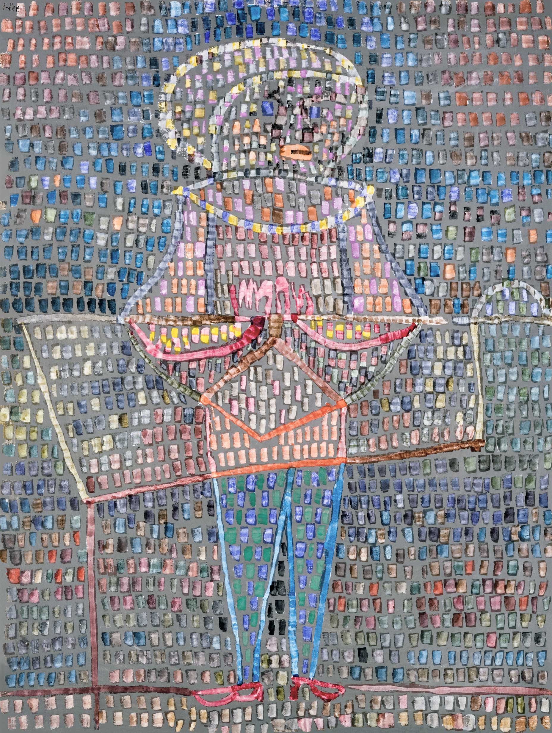 Boy in Fancy Dress - Paul Klee Art Prints