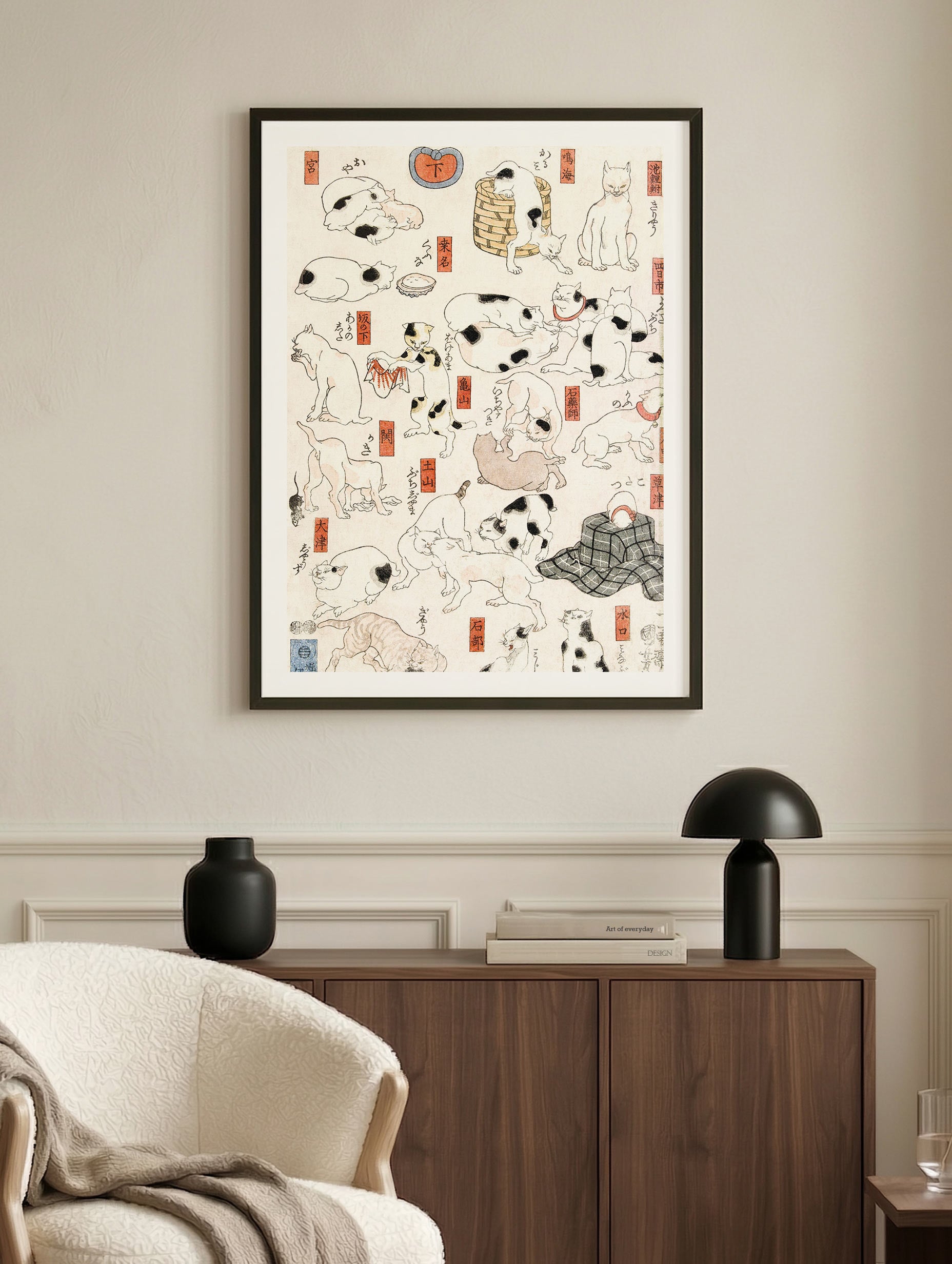 Cats Poster - Utagawa