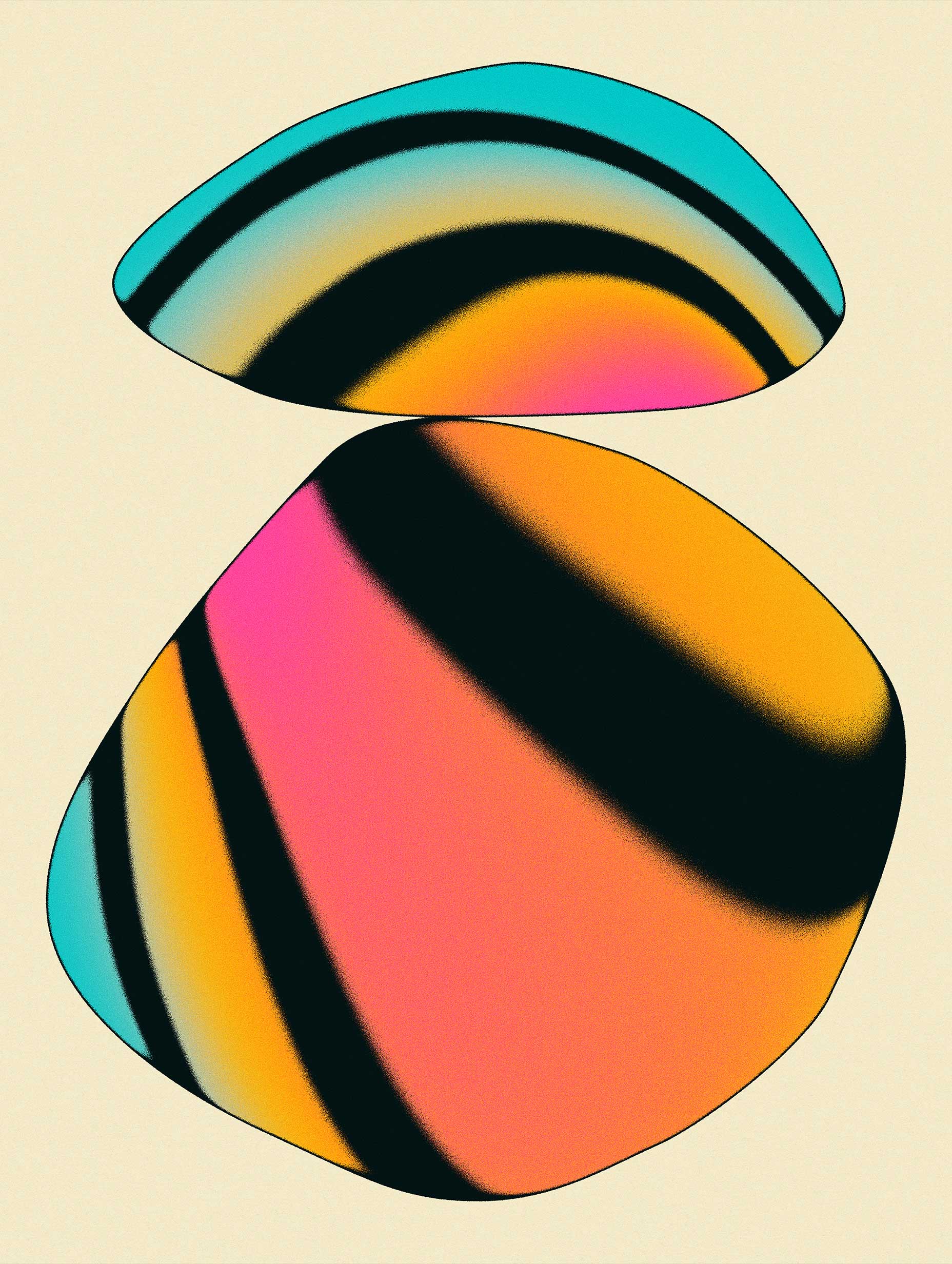 Jazzberry Blue - Electric-fruit-2 Poster