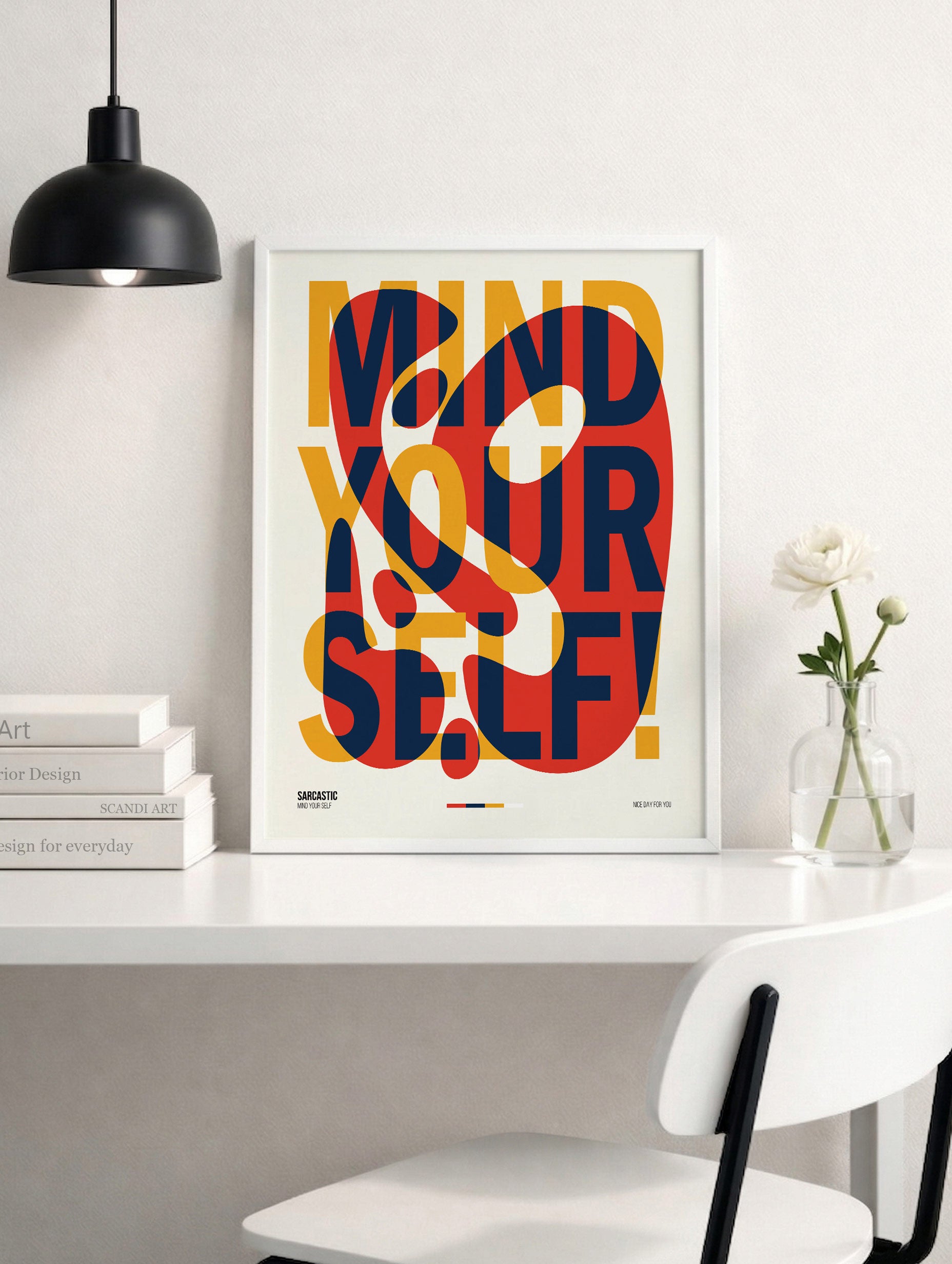 Santorini-plakat Arkitekturplakat