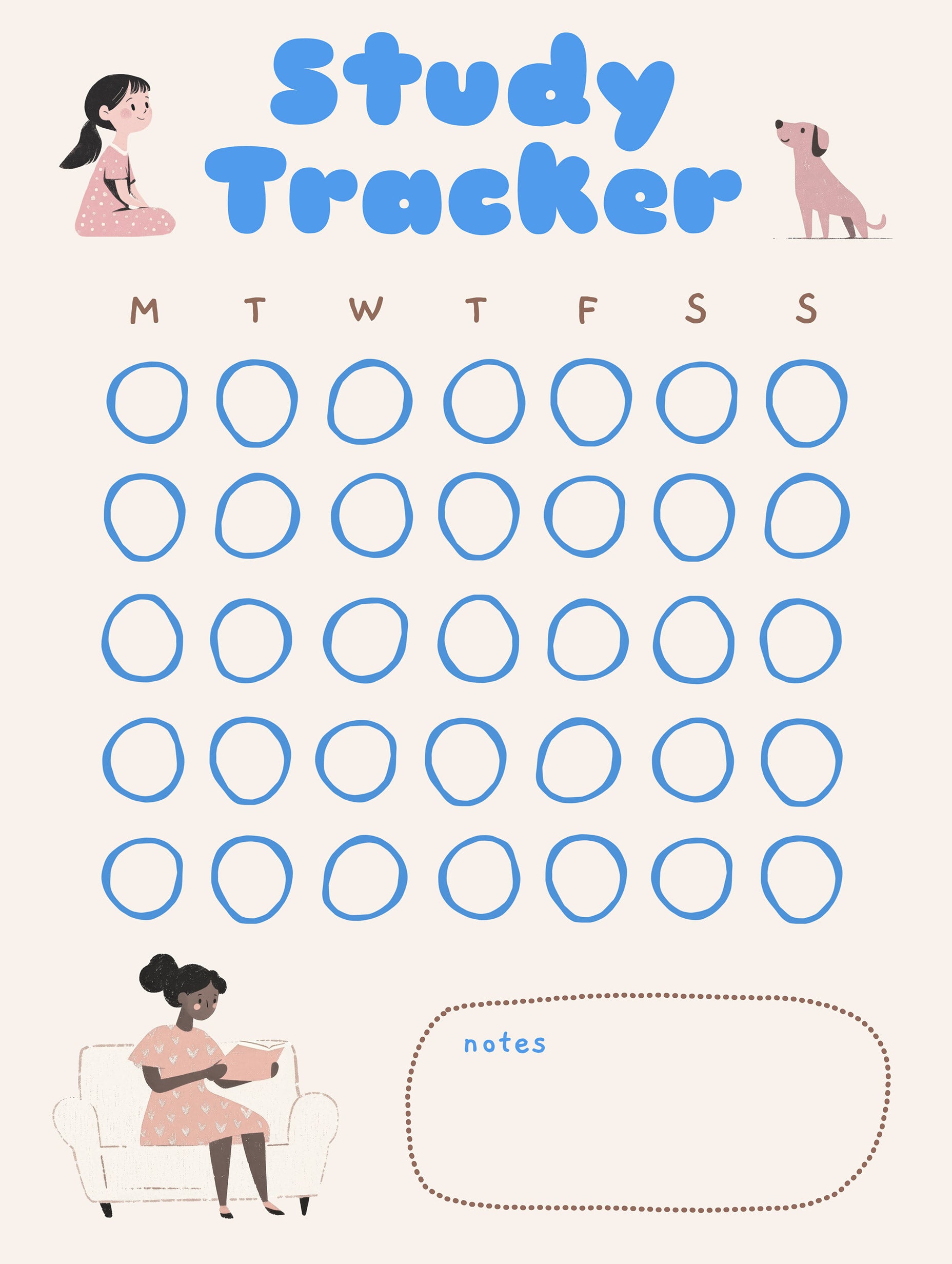 Study Tracker Poster No. 2