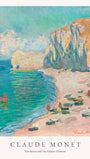 The Beach and the Falaise d'Amont - Claude Monet
