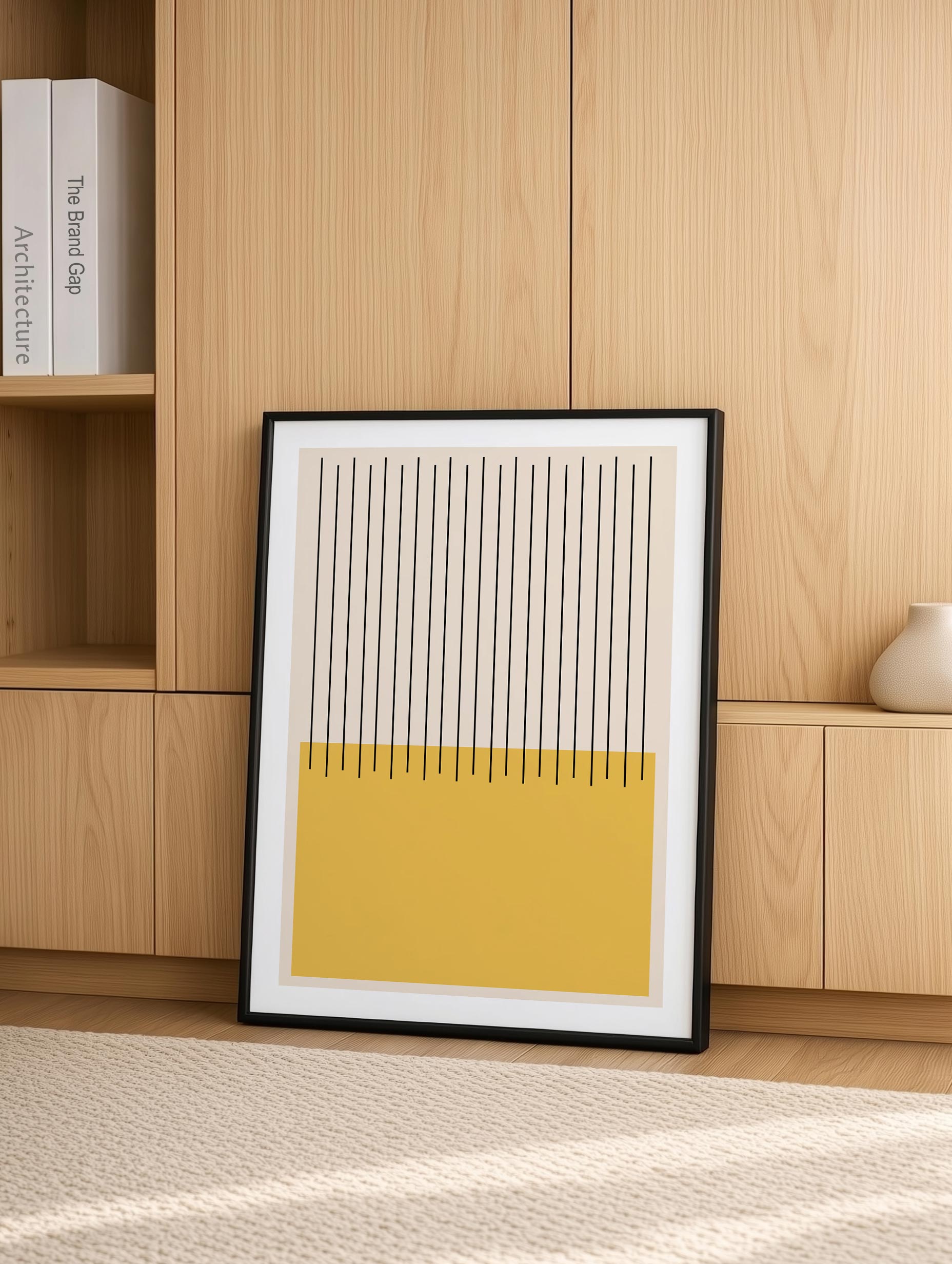 Santorini-plakat Arkitekturplakat