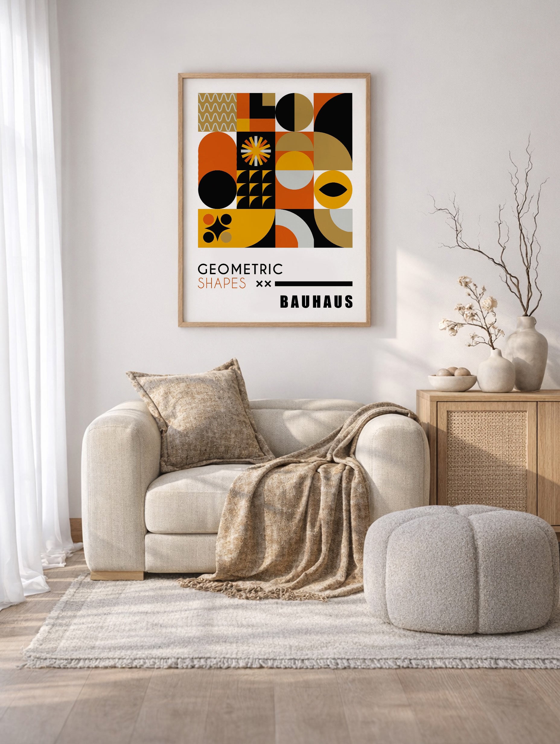 Santorini-plakat Arkitekturplakat