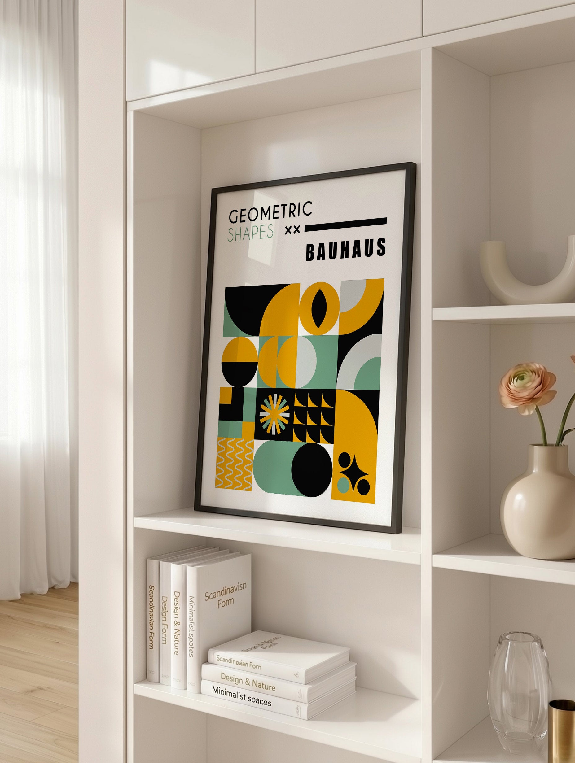 Santorini-plakat Arkitekturplakat