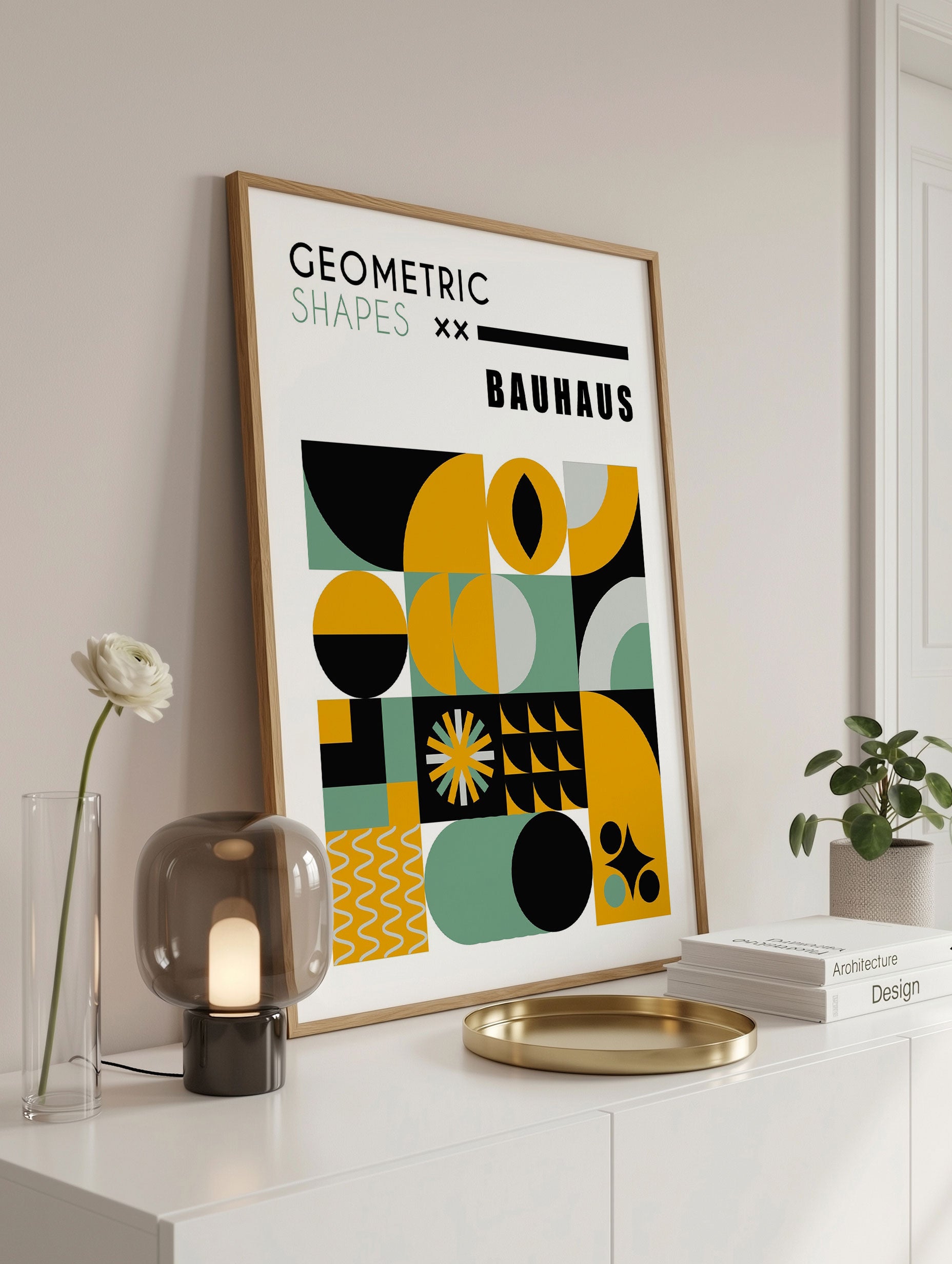 Santorini-plakat Arkitekturplakat