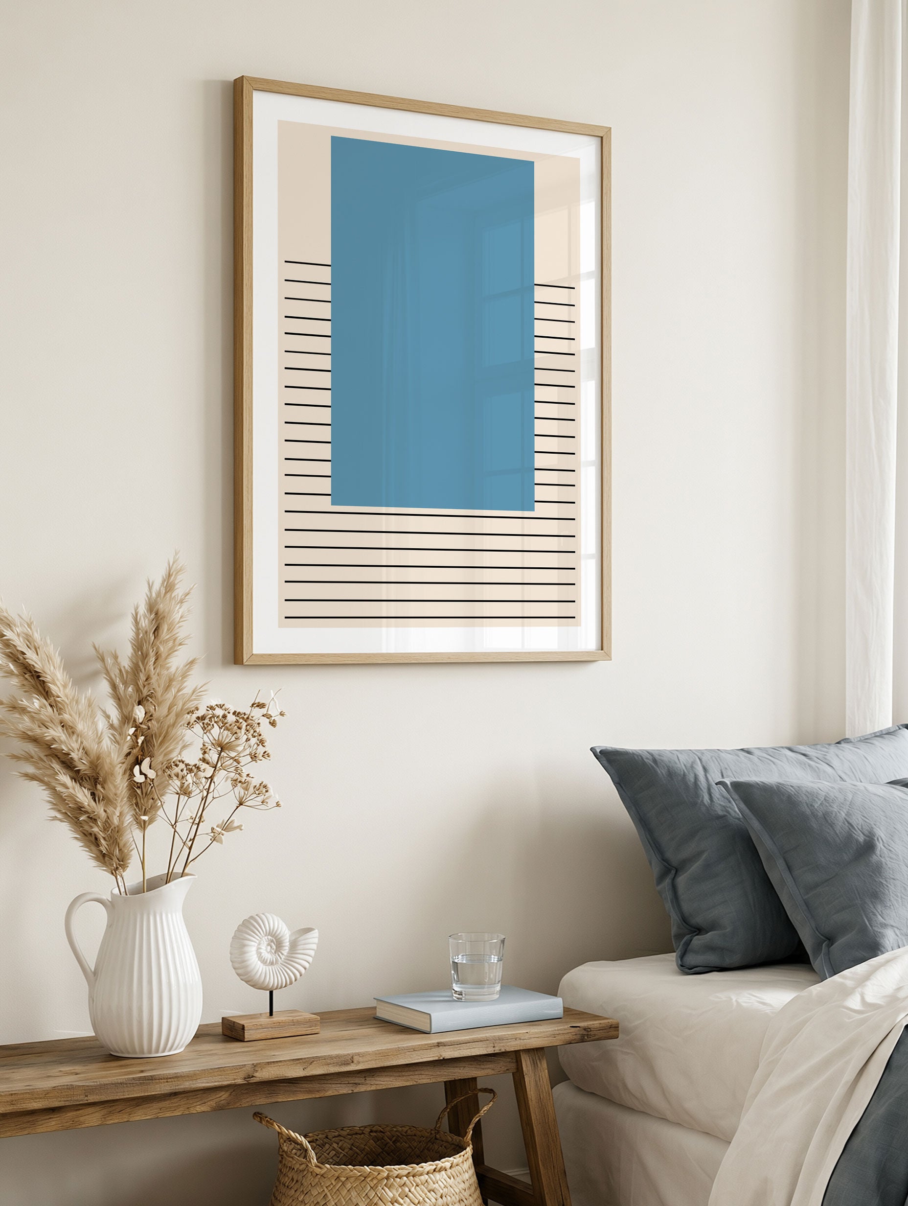Santorini-plakat Arkitekturplakat