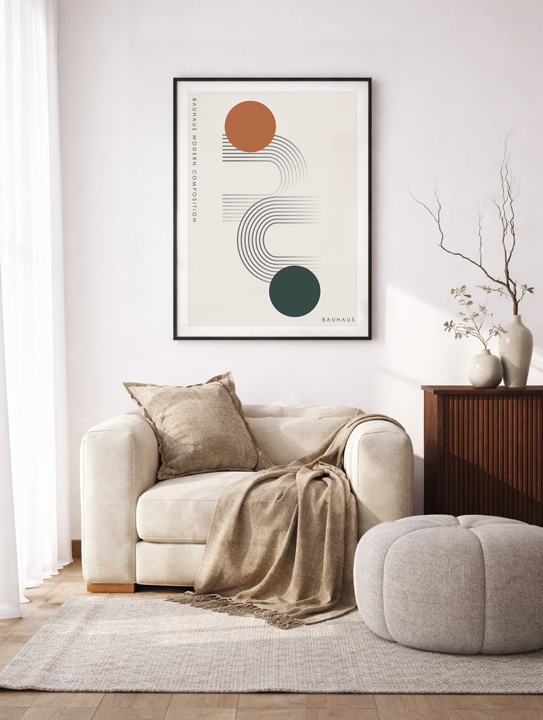 Santorini-plakat Arkitekturplakat