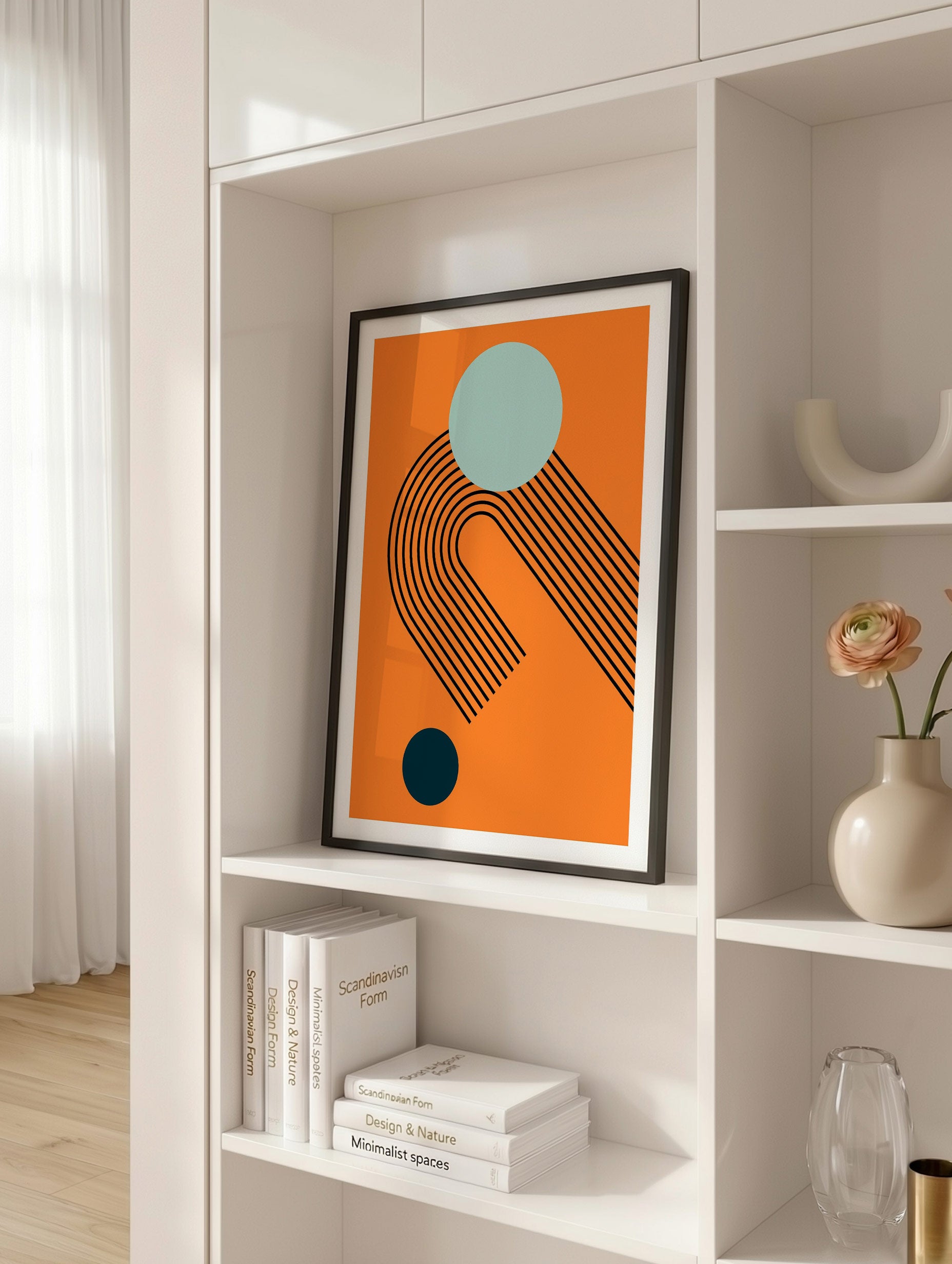 Santorini-plakat Arkitekturplakat