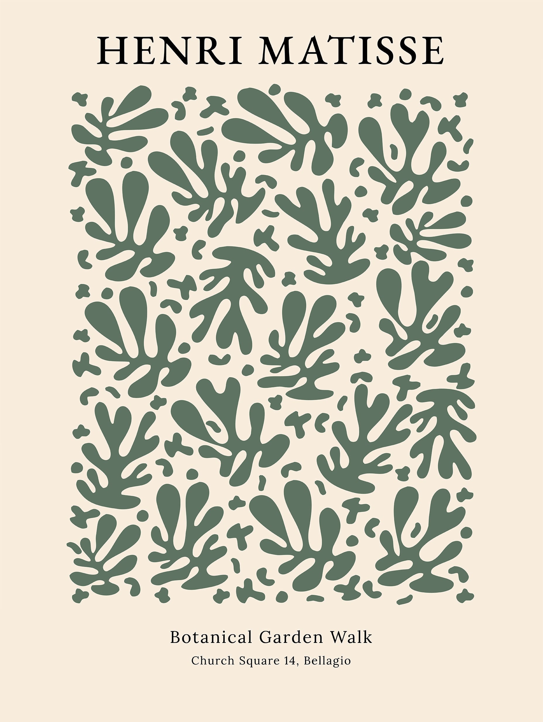 Botanical Garden Walk Poster