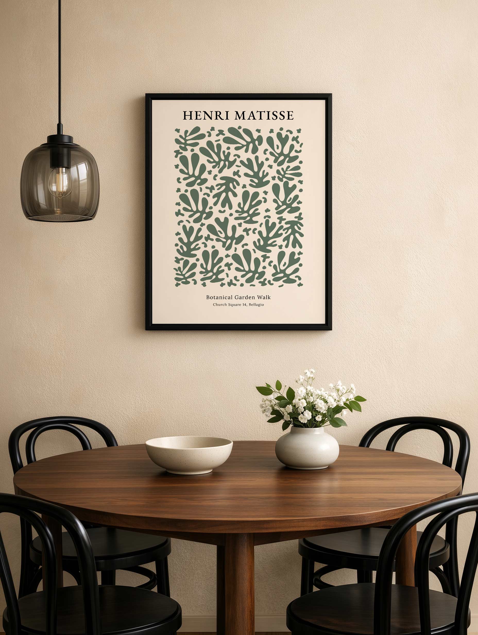 Botanical Garden Walk Poster