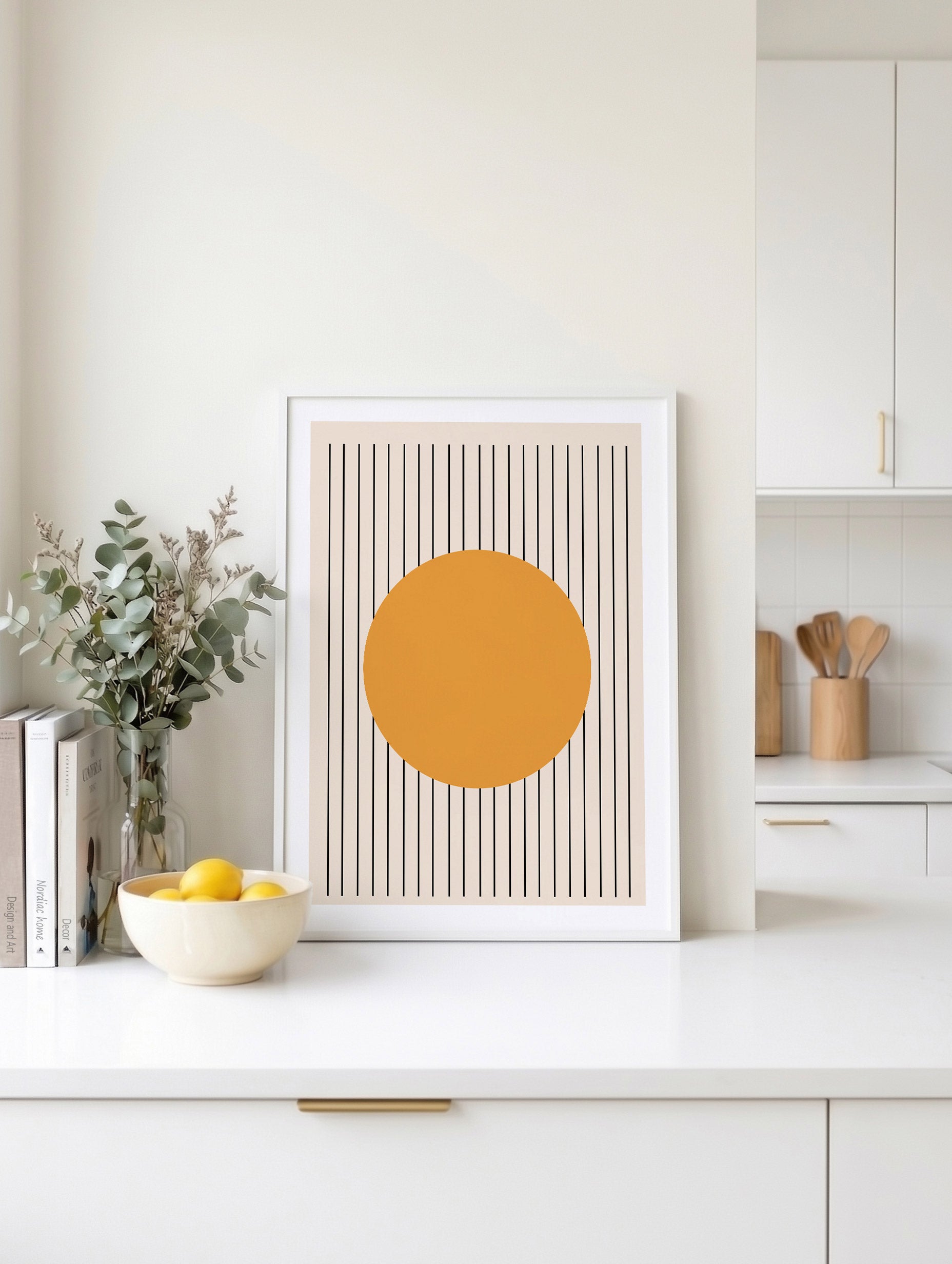 Santorini-plakat Arkitekturplakat