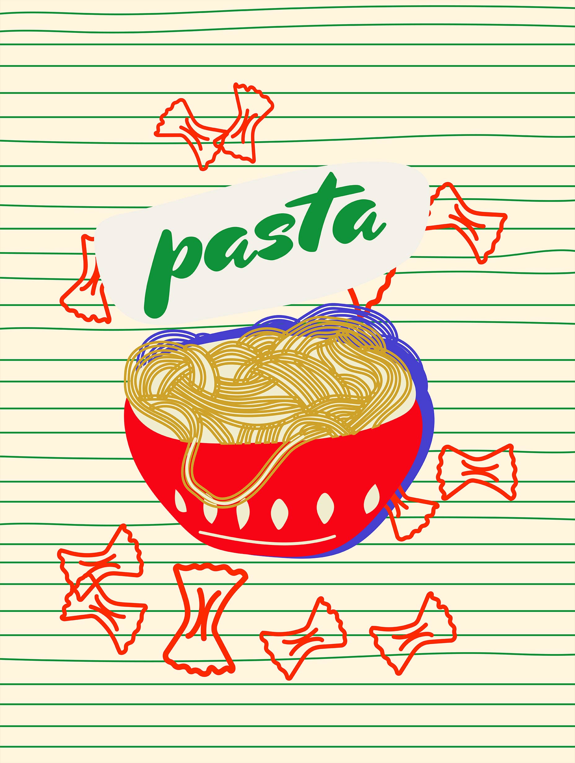 Spaghetti Bowl Poster