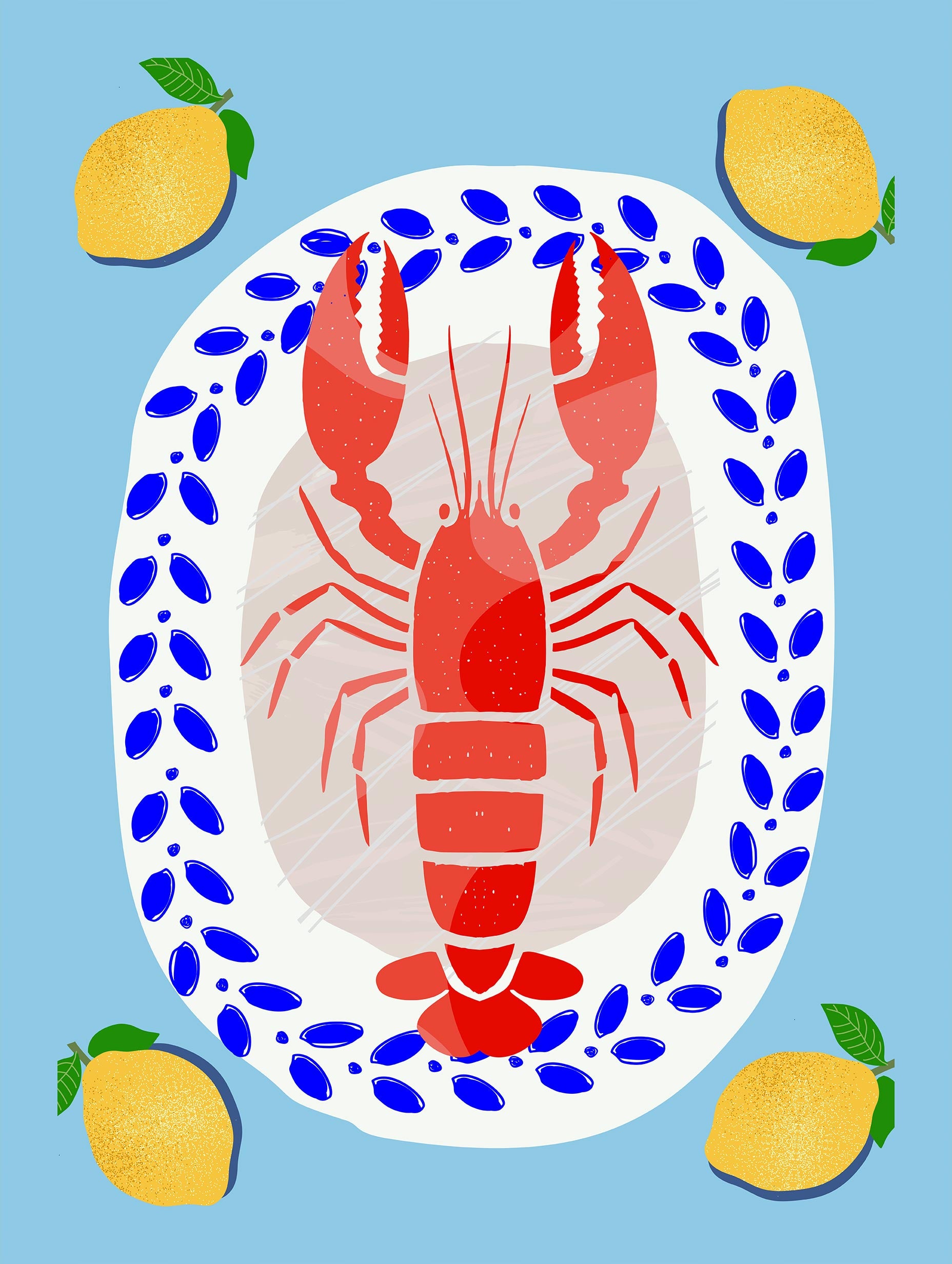 Mediterranean Lobster Poster