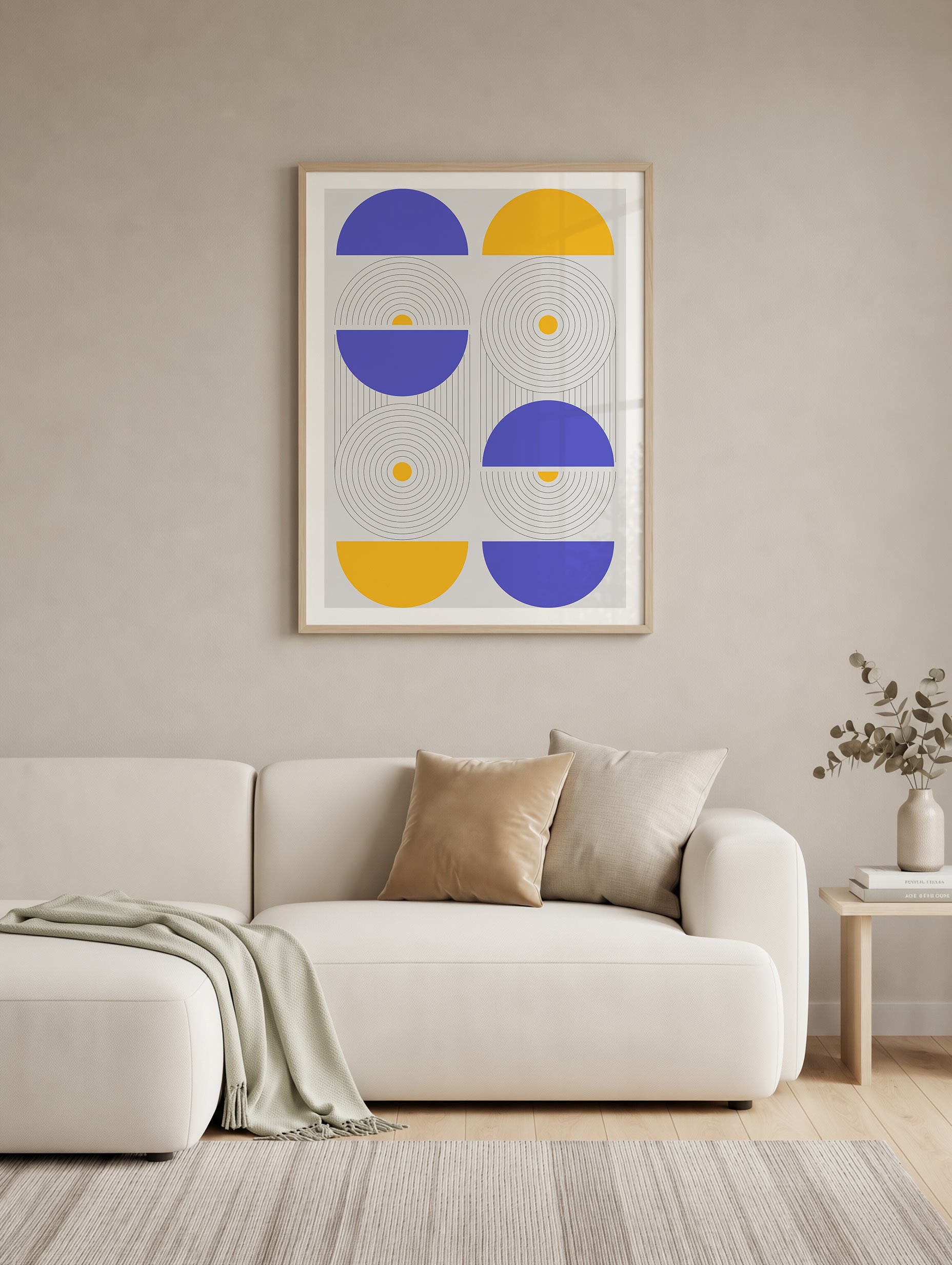 Santorini-plakat Arkitekturplakat