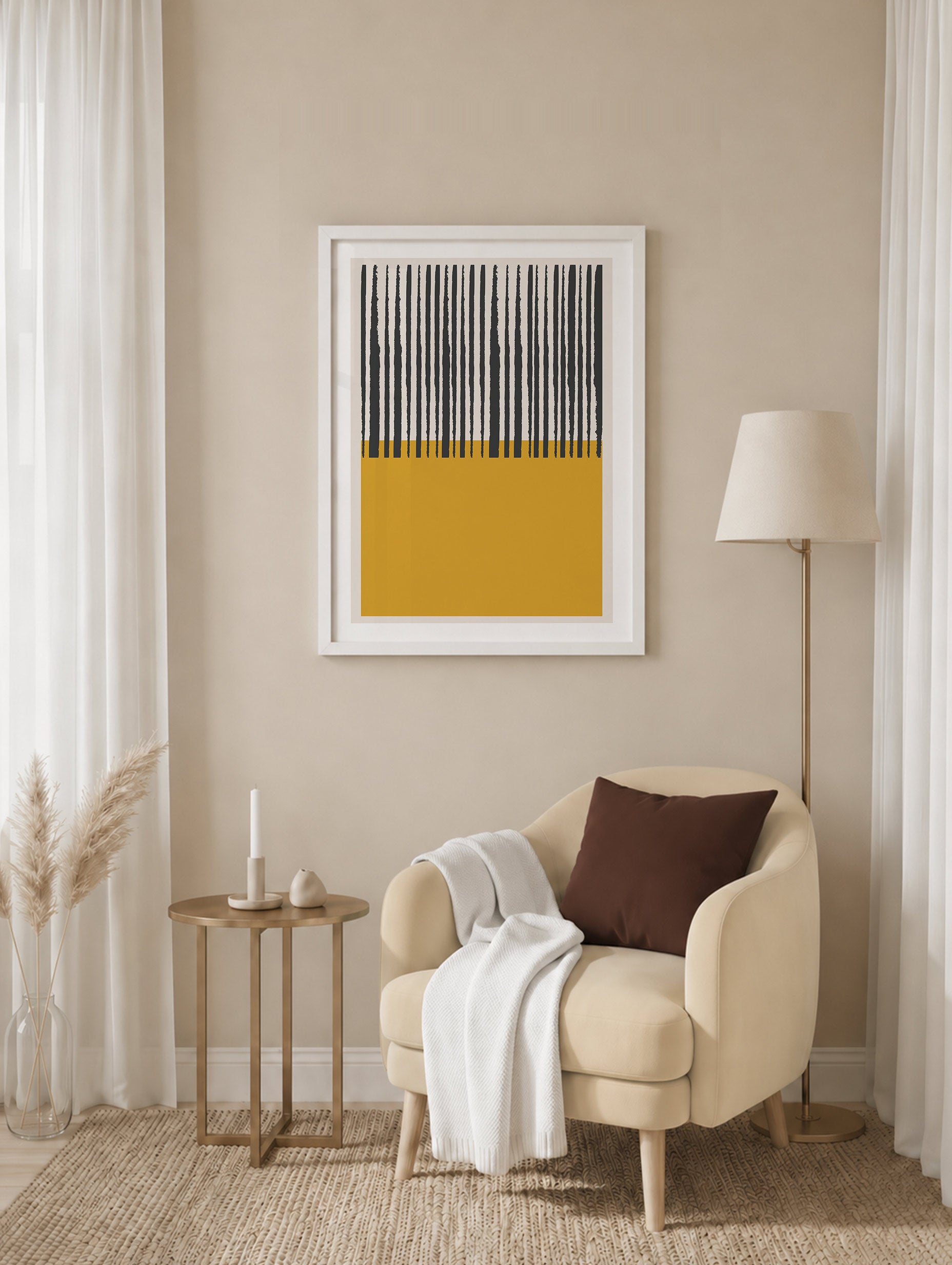 Santorini-plakat Arkitekturplakat