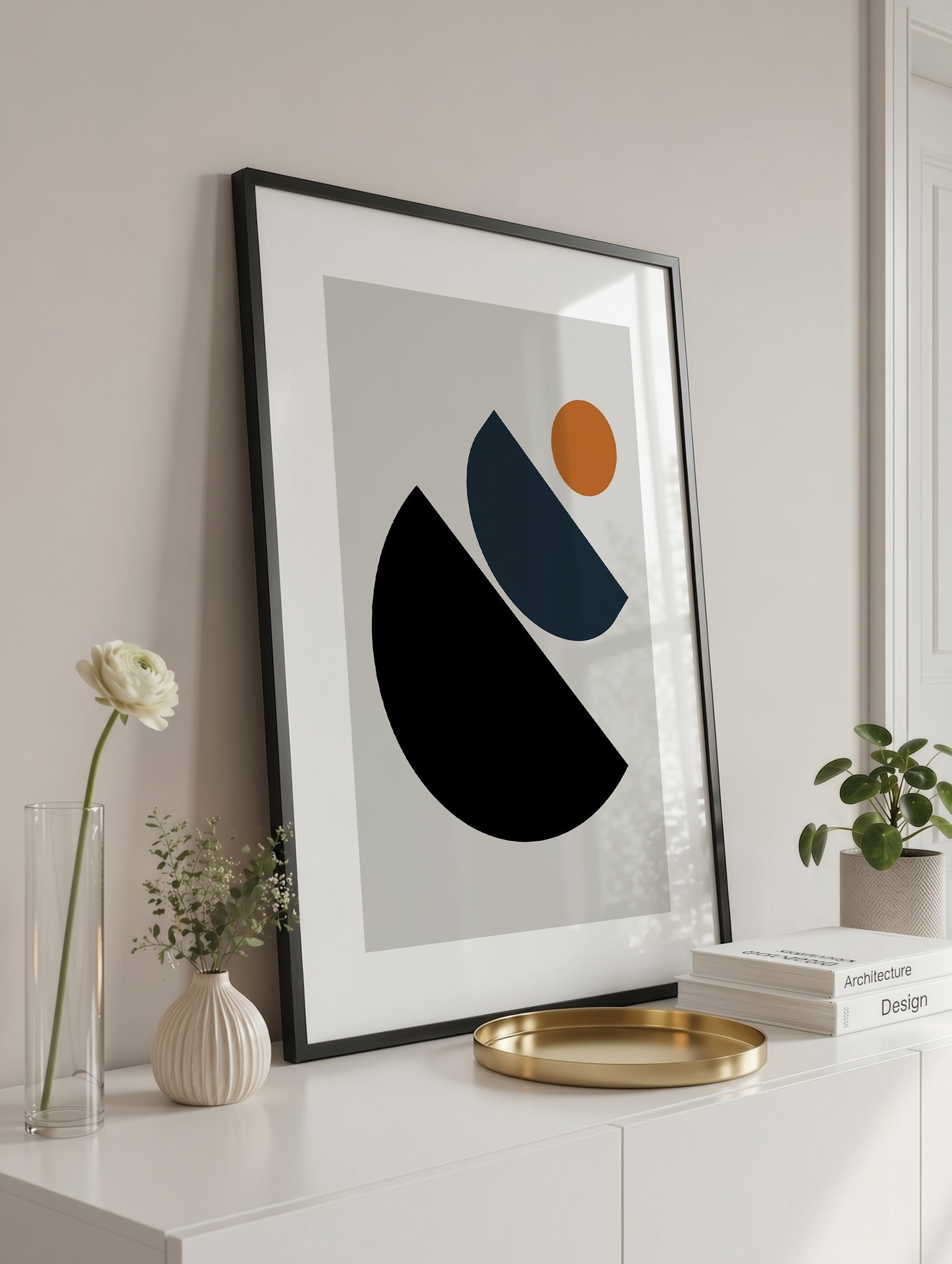Santorini-plakat Arkitekturplakat