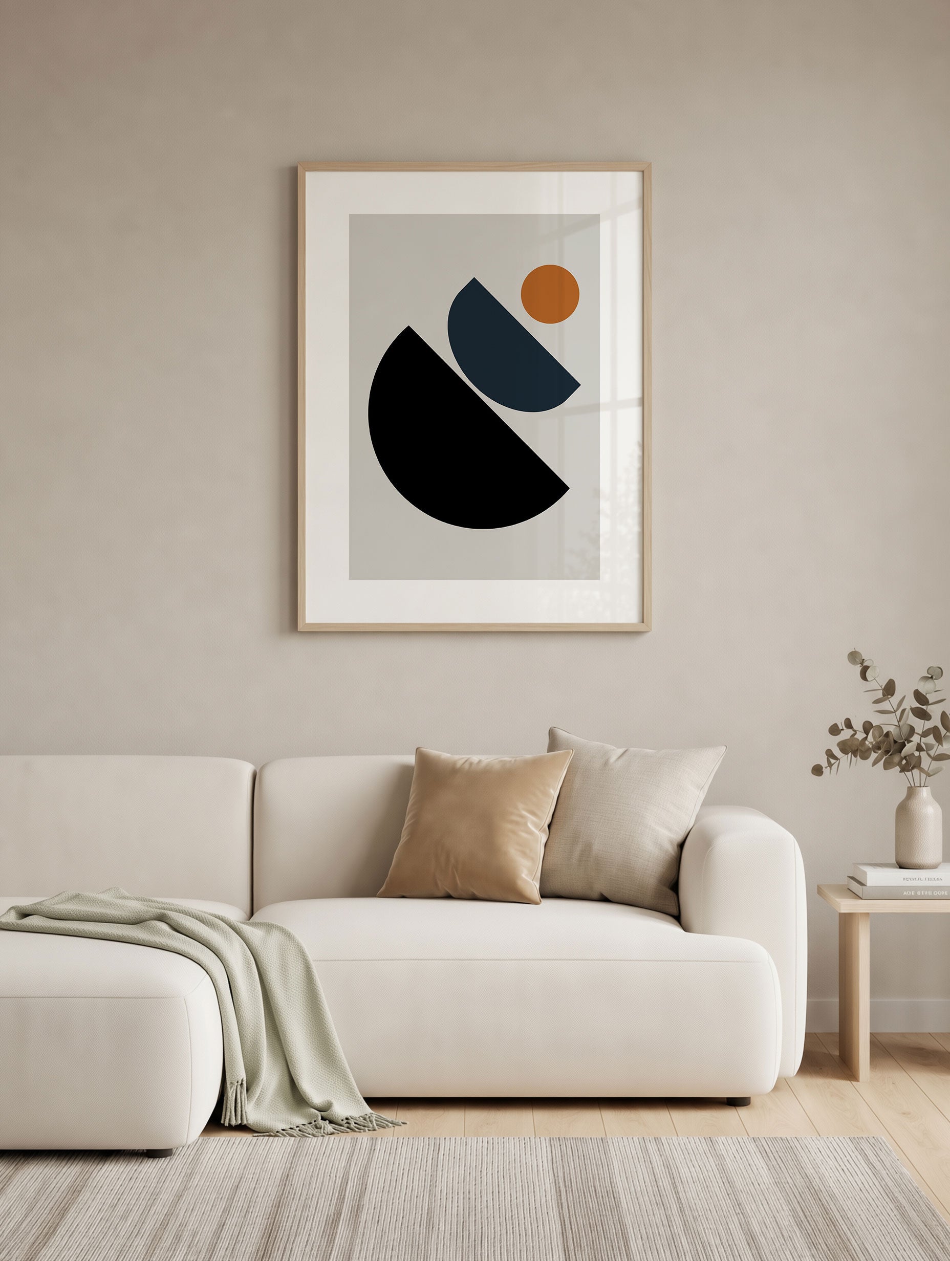 Santorini-plakat Arkitekturplakat