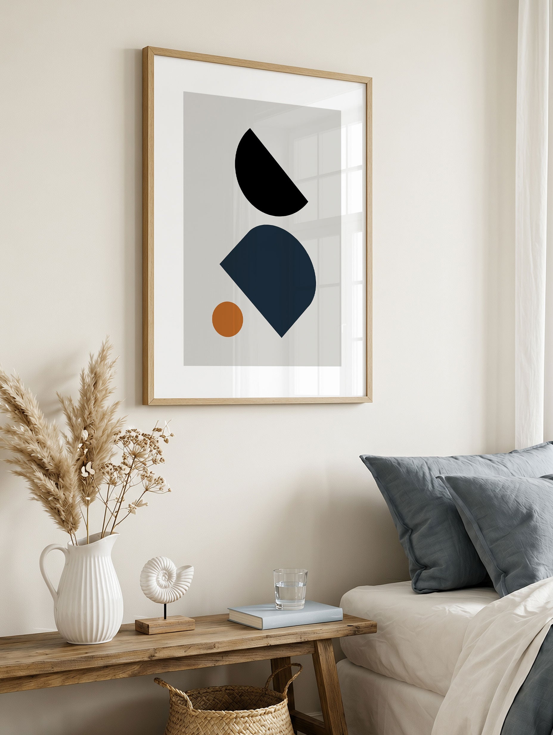 Santorini-plakat Arkitekturplakat