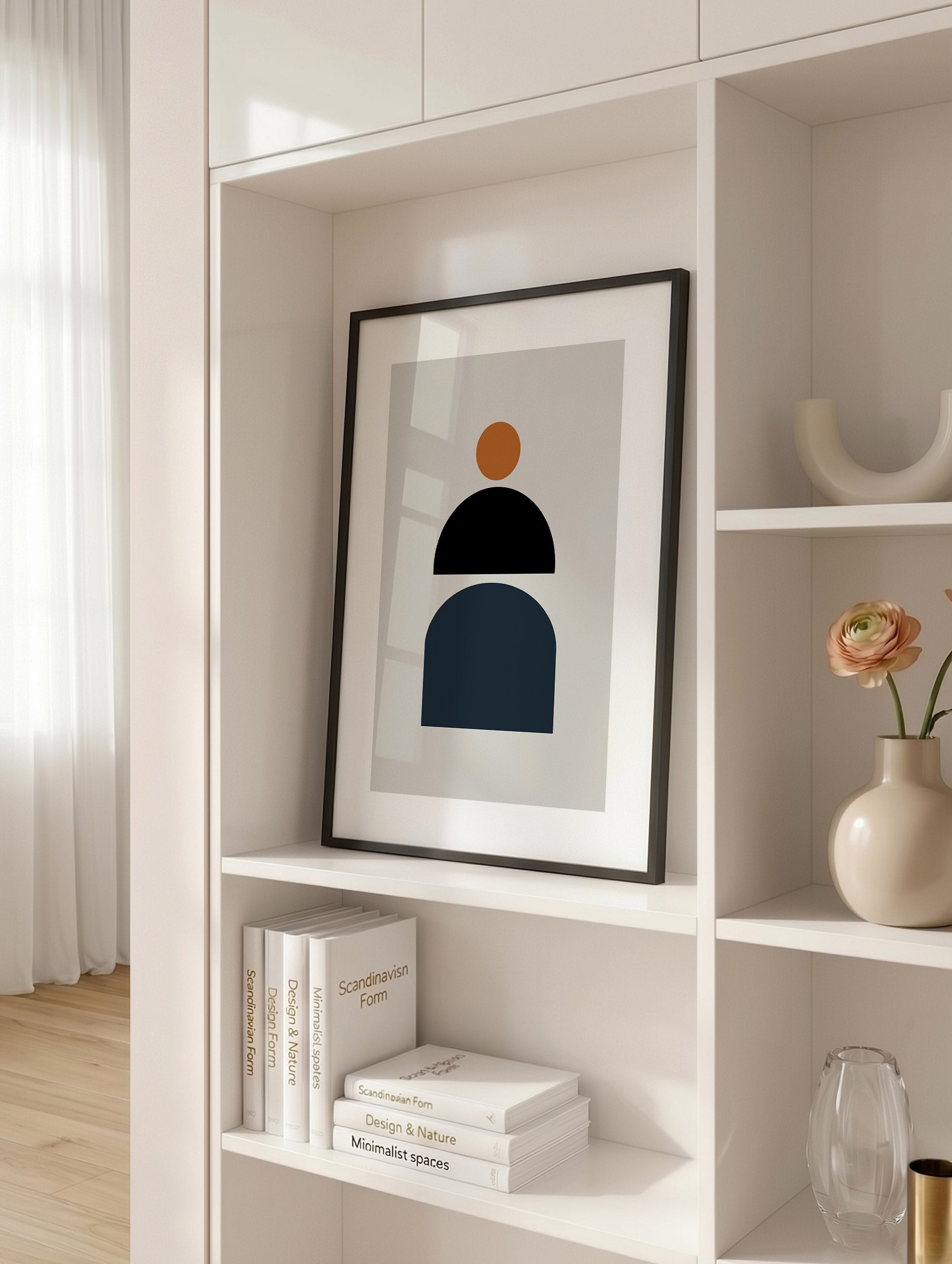 Santorini-plakat Arkitekturplakat