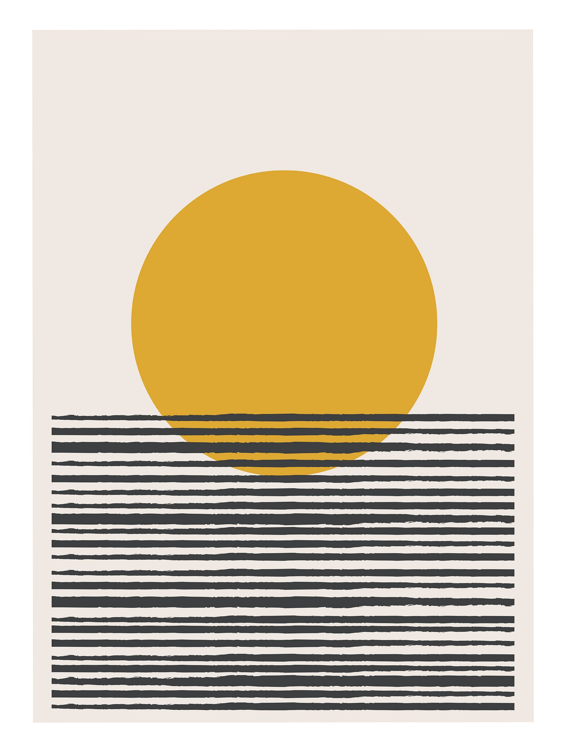 Santorini-plakat Arkitekturplakat