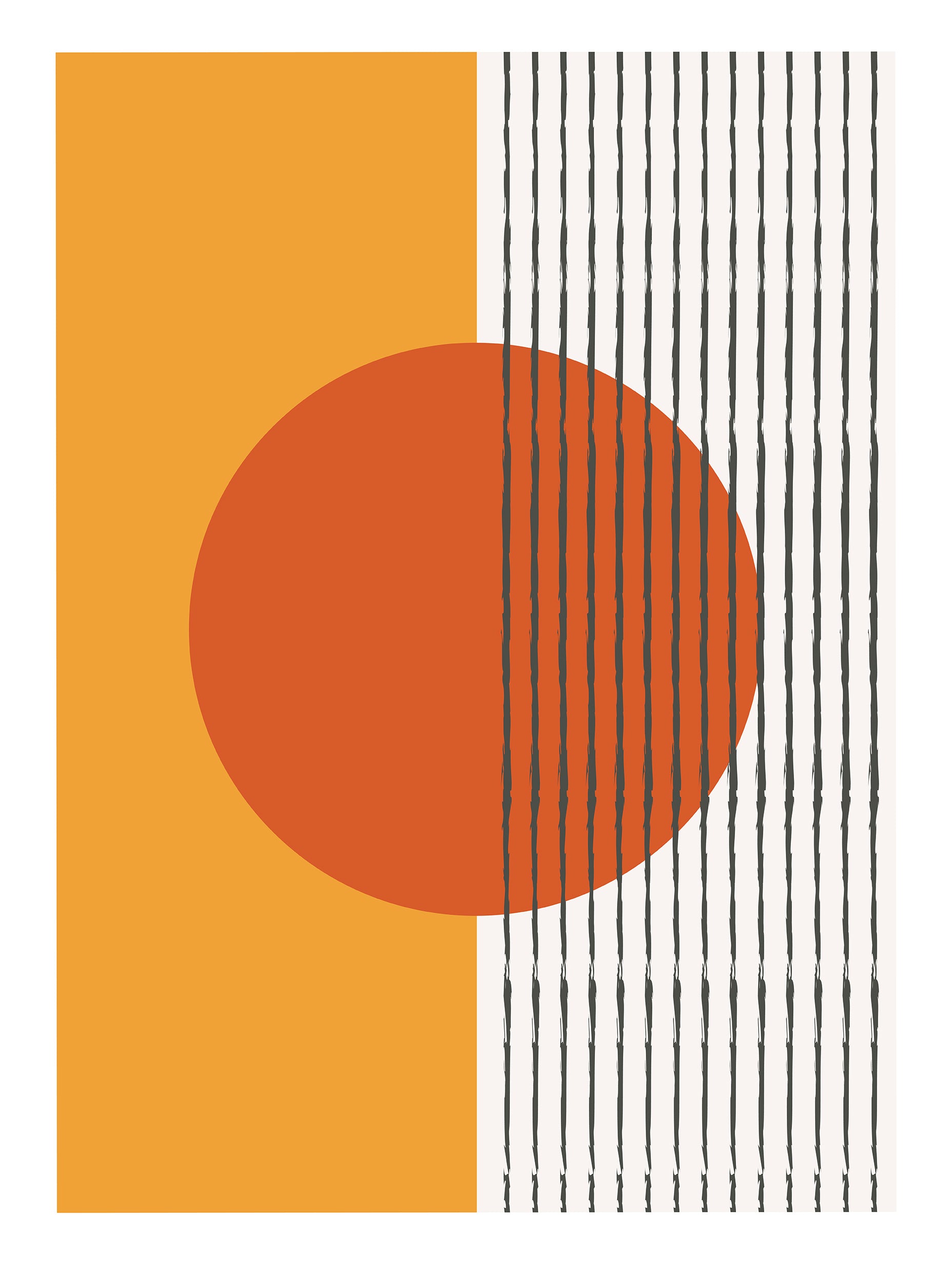 Santorini-plakat Arkitekturplakat