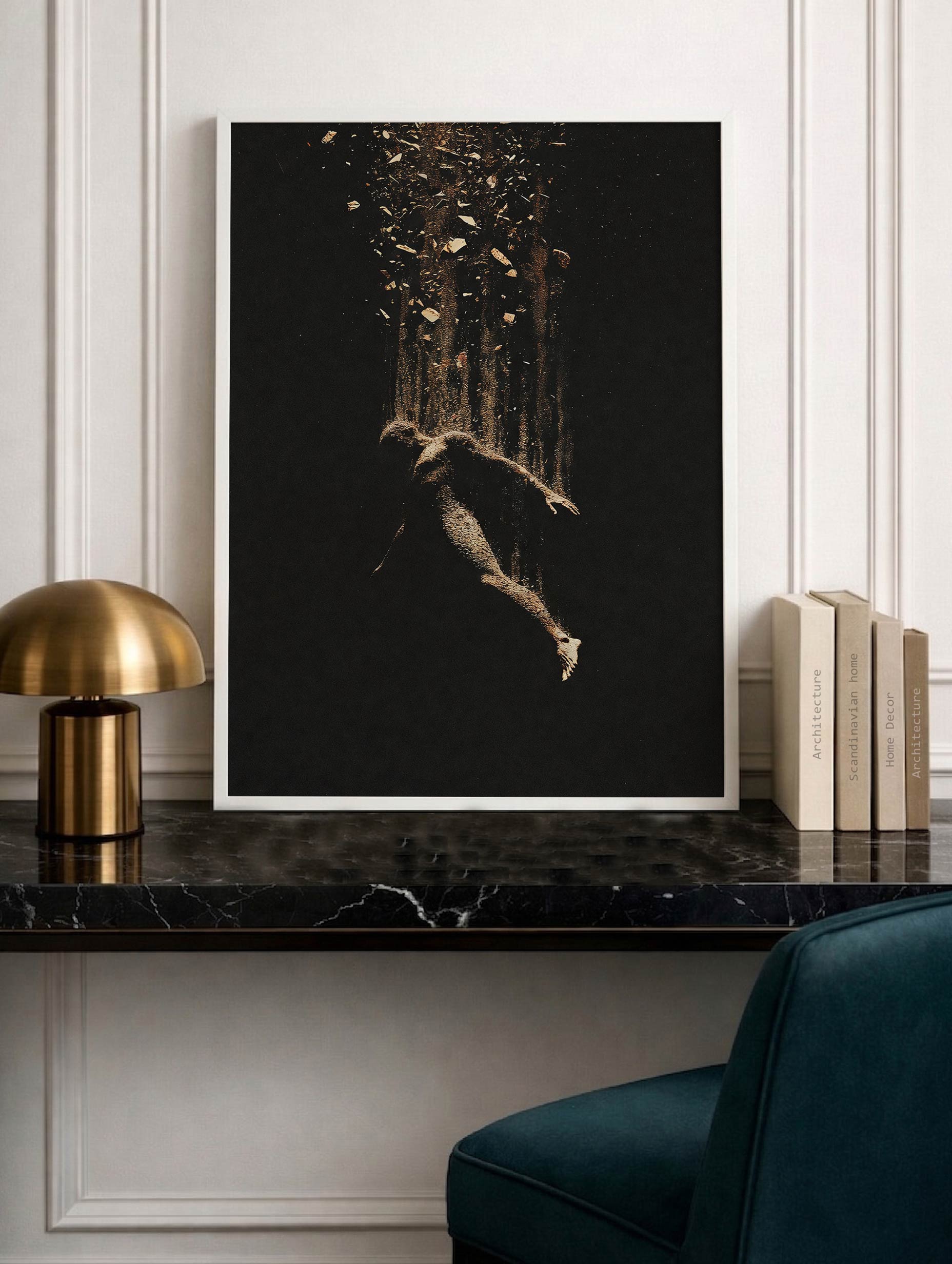 Fallende lys plakat