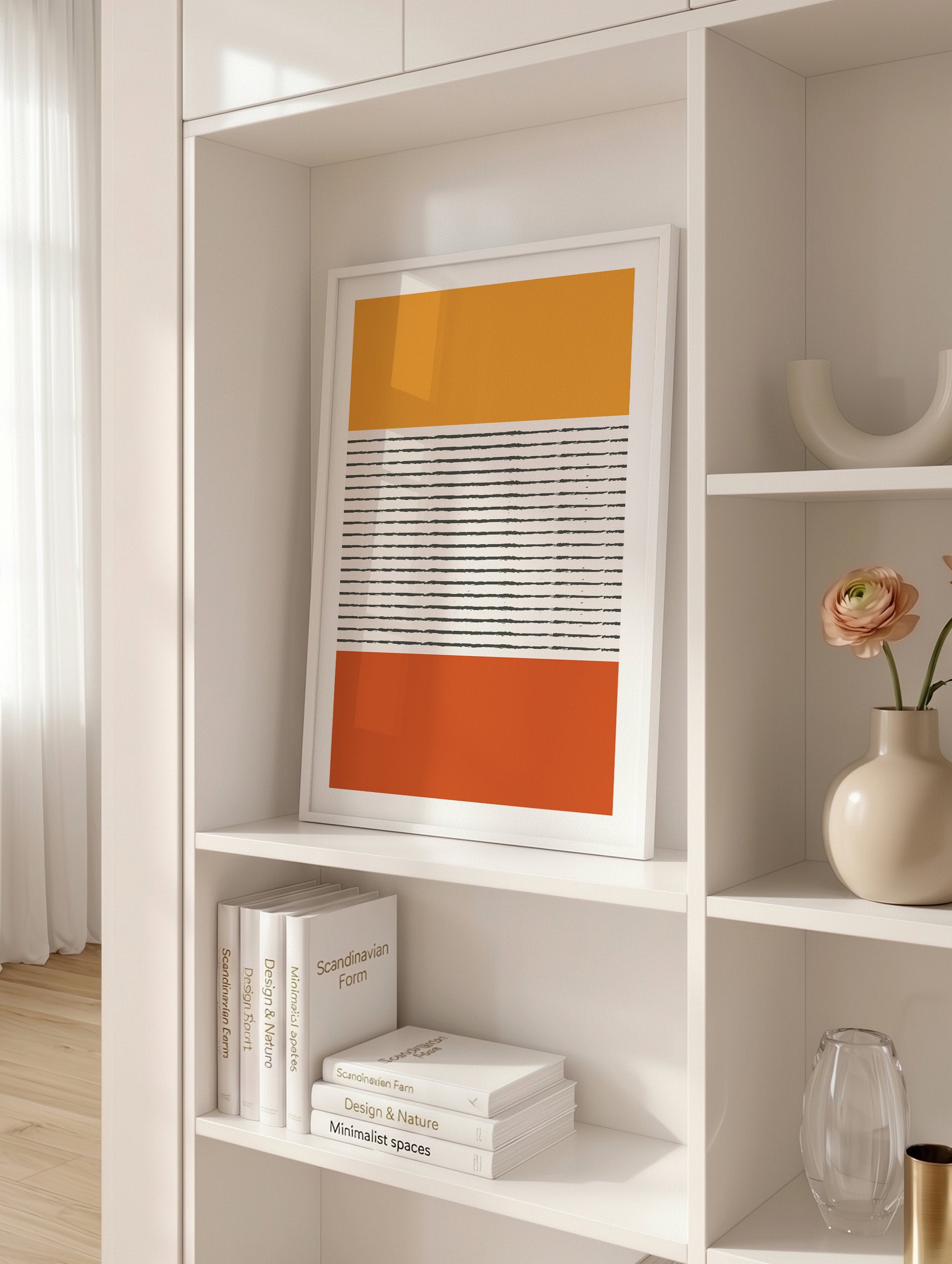 Santorini-plakat Arkitekturplakat